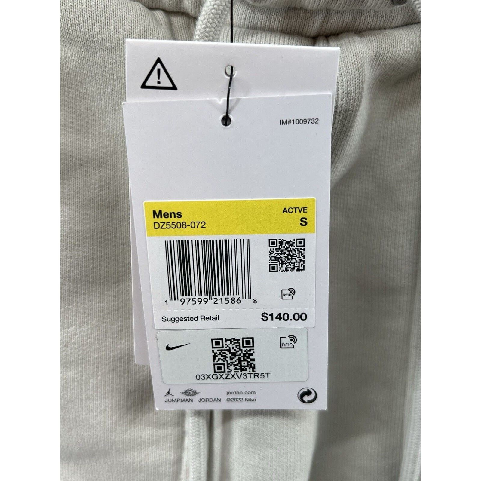Nike Jordan Cactus Jack Fleece Pants Light Bone Small DZ5508-072 Size US 30 / EU 46 - 3 Thumbnail