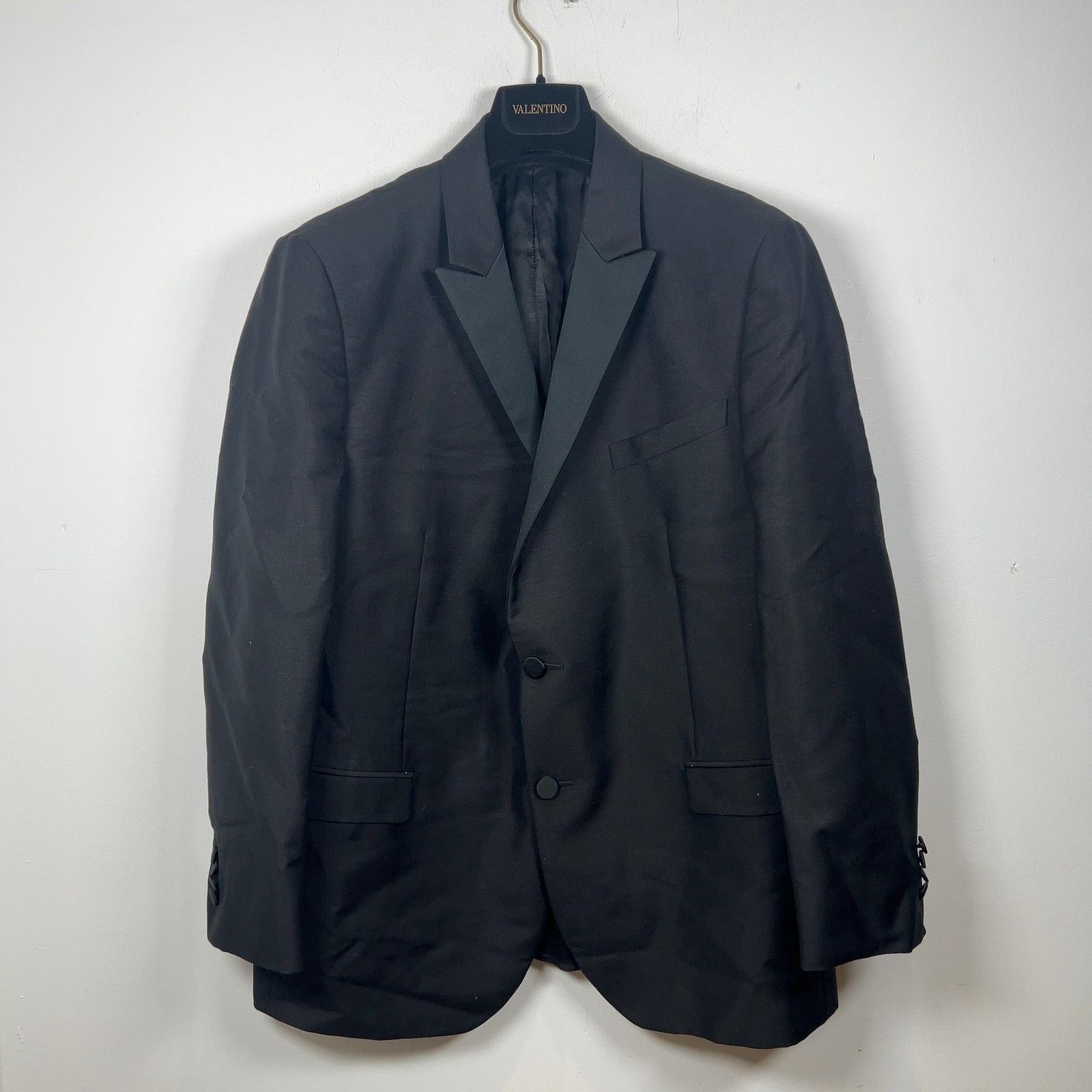 Valentino Valentino Black Wool Blazer Size 44L - 1 Thumbnail