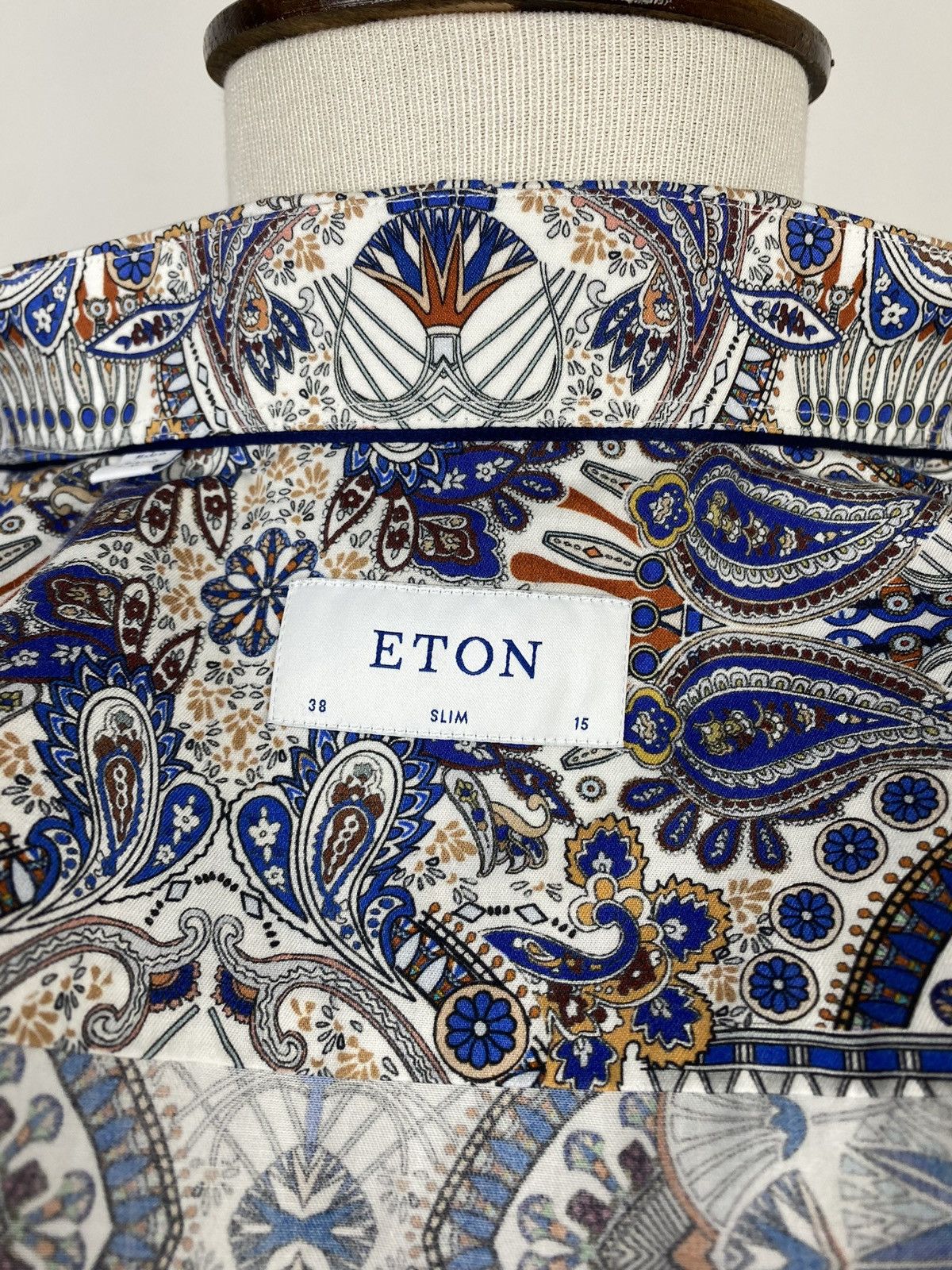 Eton Men’s Eton Multicolor Long Sleeve Shirt size 38/15 Size US M / EU 48-50 / 2 - 6 Thumbnail