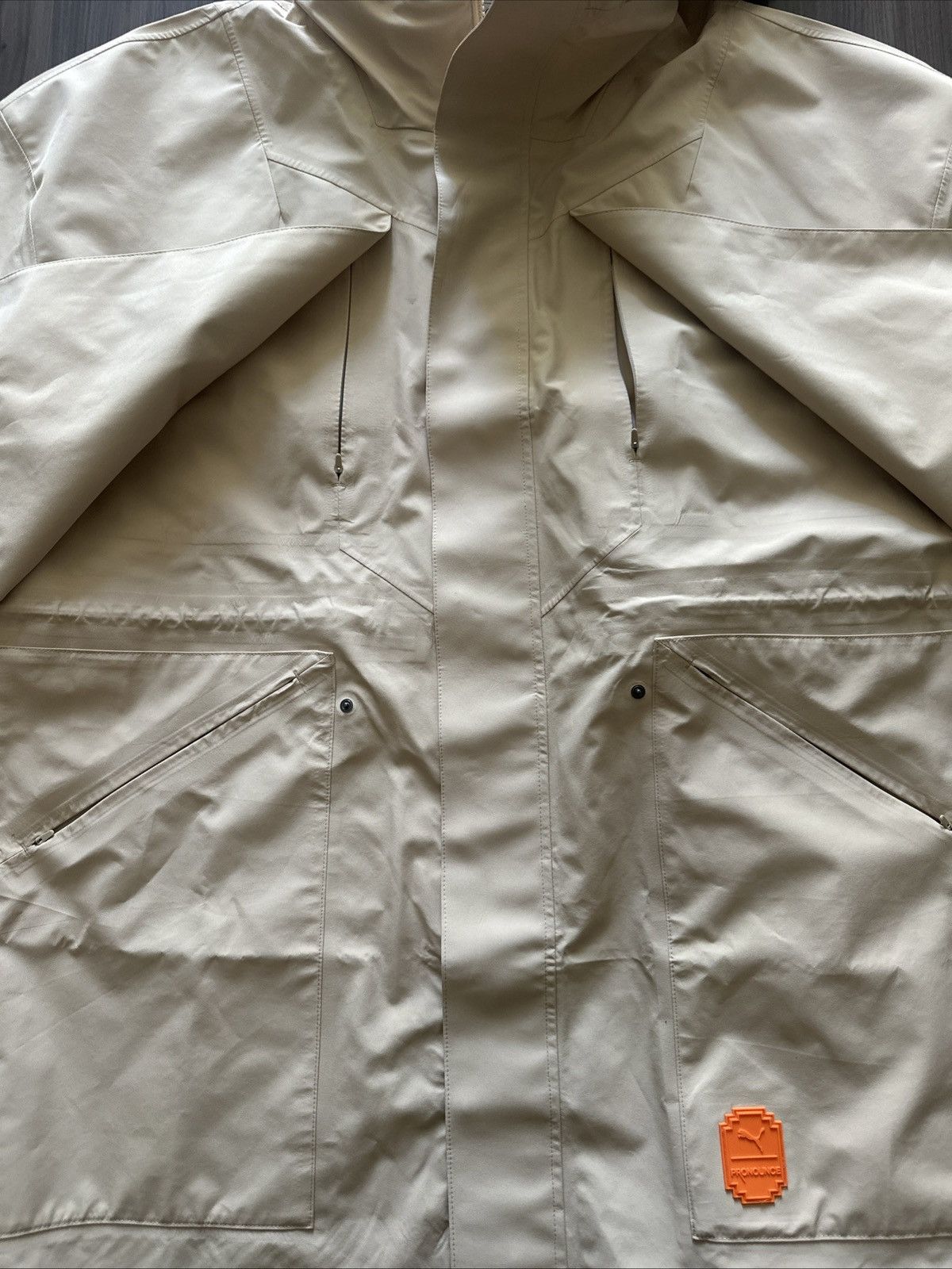 Puma PUMA x PRONOUNCE PEBBLE Zip-up Jacket Hidden Hood $500 Sz XL Size US XL / EU 56 / 4 - 6 Thumbnail