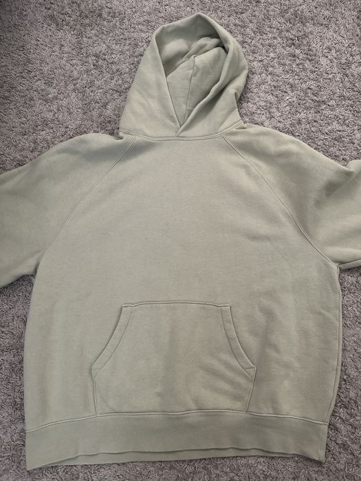 essentials fear of god beige hoodie