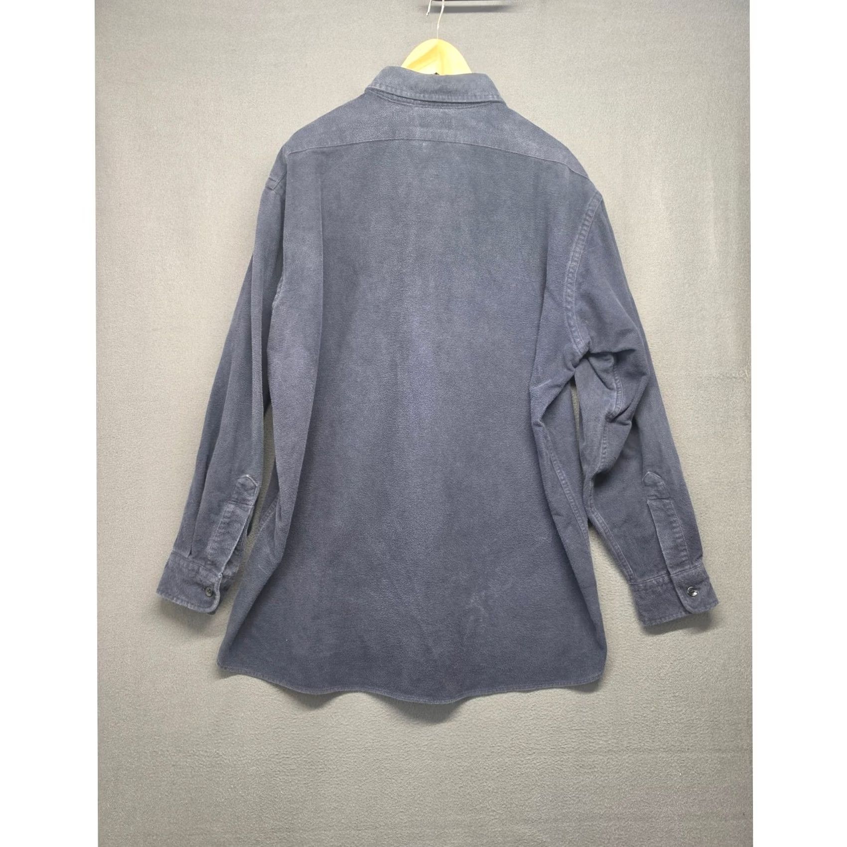 Vintage VINTAGE LL Bean Chamois Shirt Mens 2XLT Blue Flannel Button Up Outdoor Workwear Mens 2XLT Blue Flannel Shirt Size US XXL / EU 58 / 5 - 2 Thumbnail