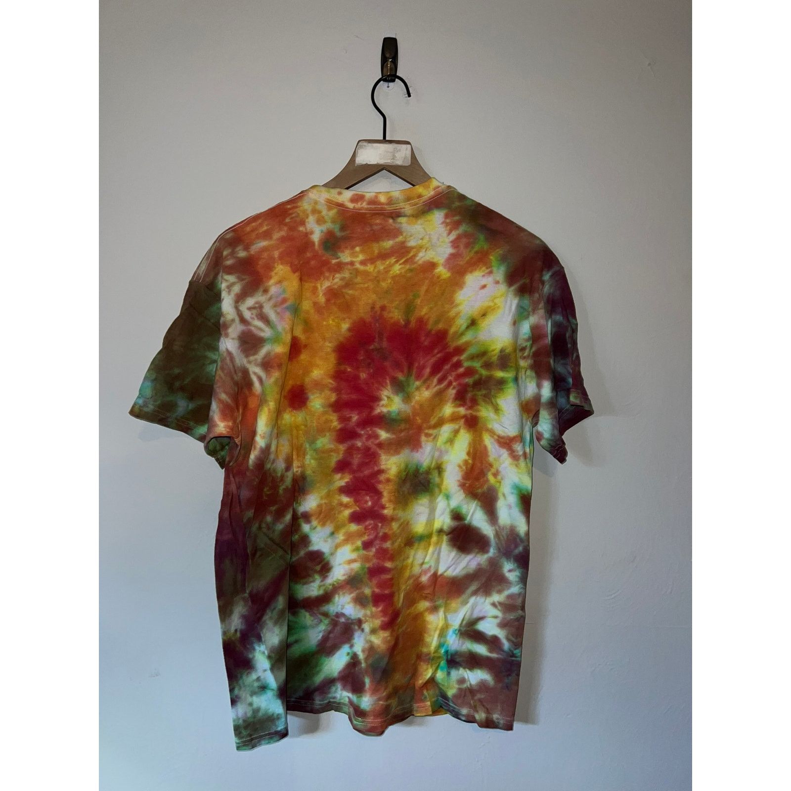Hanes Hanes Comfort Soft Tie Dye Shirt Red Yellow Tee 2000s Large Size US L / EU 52-54 / 3 - 7 Thumbnail