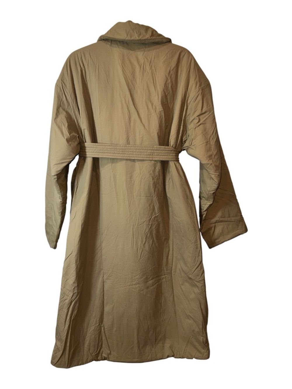 Good American Good American Puffer Trench Coat Khaki XXS/XS NWT Belted Li Size XS / US 0-2 / IT 36-38 - 6 Thumbnail