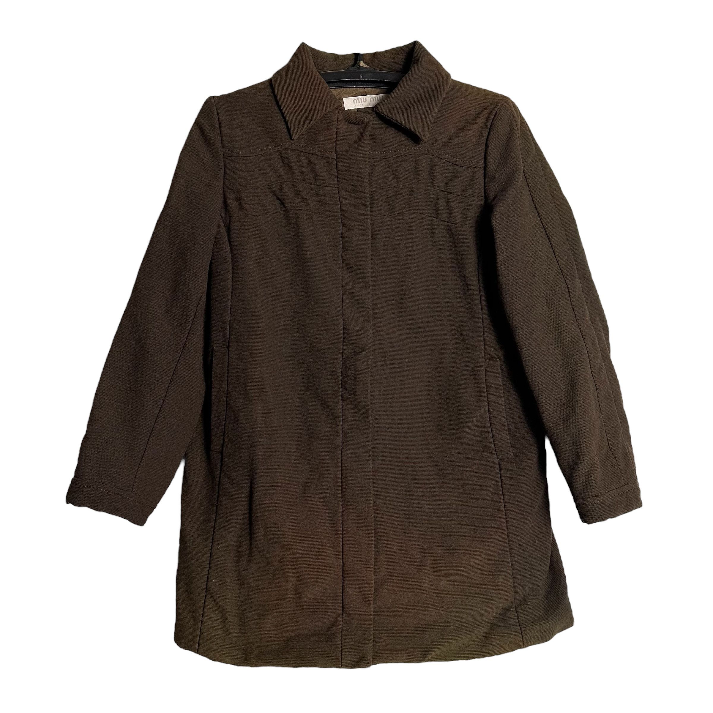 Miu Miu 🔥RARE🔥Miu Miu By Prada Peacoat Jacket Size US S / EU 44-46 / 1 - 1 Thumbnail