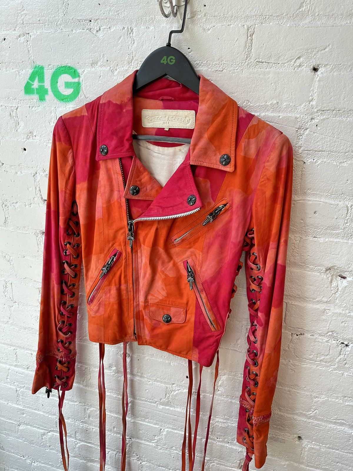 Chrome Hearts CHROME HEARTS MOTO JACKET CROSS PATCH Size M / US 6-8 / IT 42-44 - 3 Thumbnail