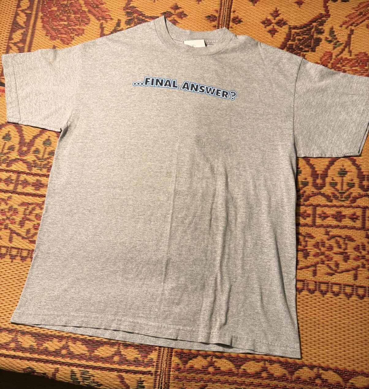 Other Vintage Jesus “Final Answer” T Shirt Size US L / EU 52-54 / 3 - 1 Thumbnail
