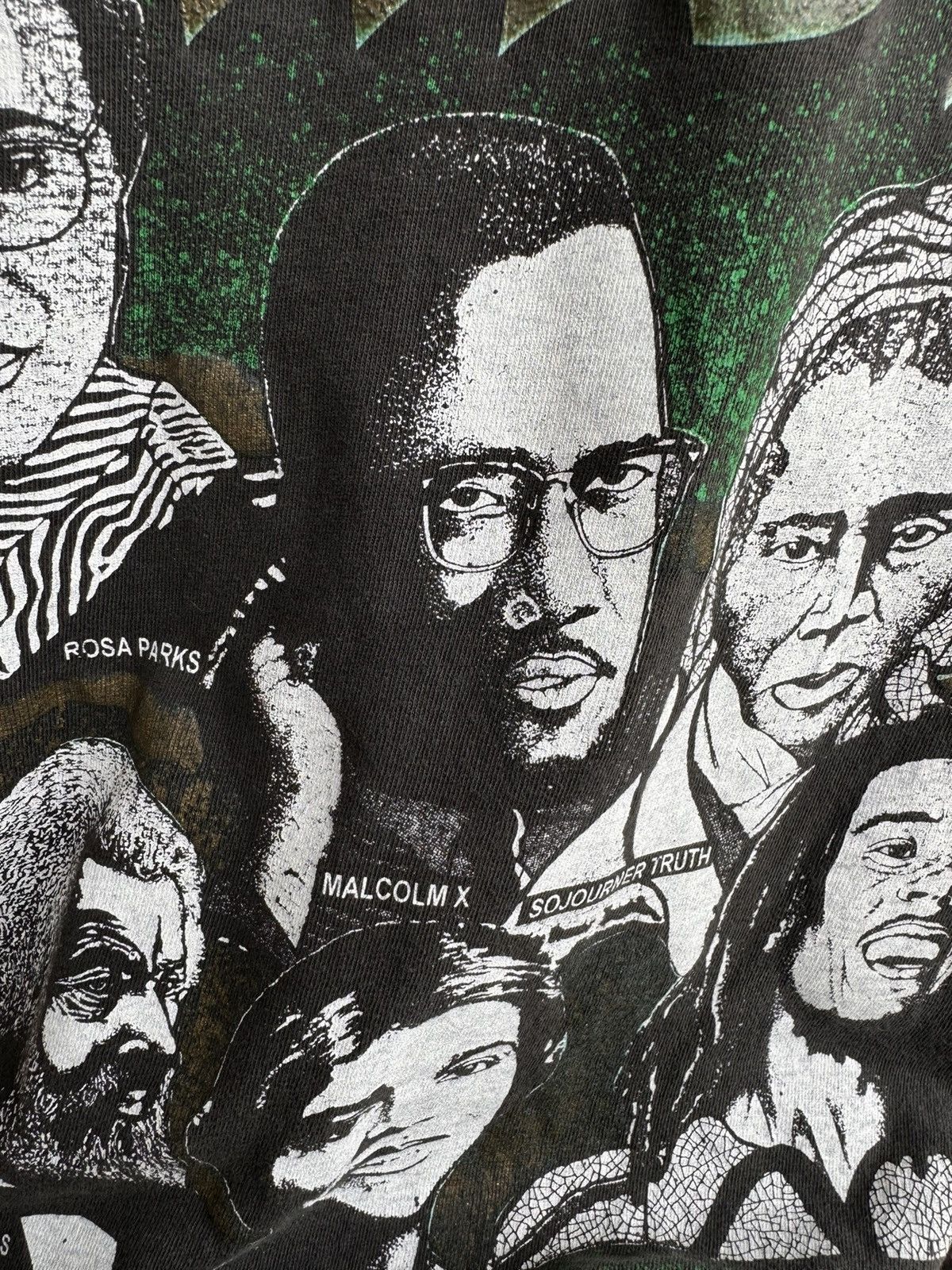 Bob Marley × Vintage Positive History Bob Marley Malcolm X Nelson Mandela Vintage Size US L / EU 52-54 / 3 - 4 Thumbnail