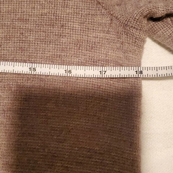 Vintage Adrienne Vittadini Merino Wool 2 Pockets Knee Length Long Sl Size M / US 6-8 / IT 42-44 - 8 Thumbnail