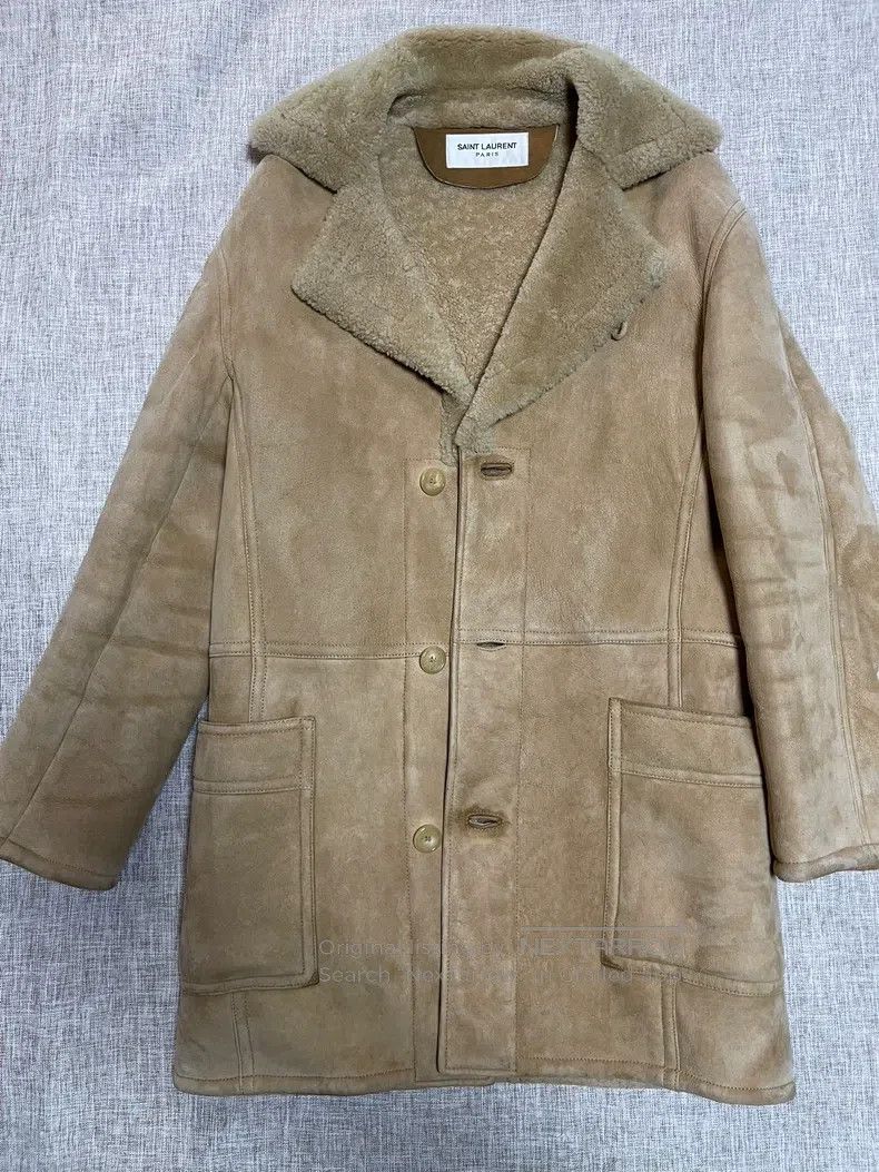 Saint Laurent Paris Saint Laurent Paris Fur Lined Coat Size XS / US 0-2 / IT 36-38 - 1 Thumbnail