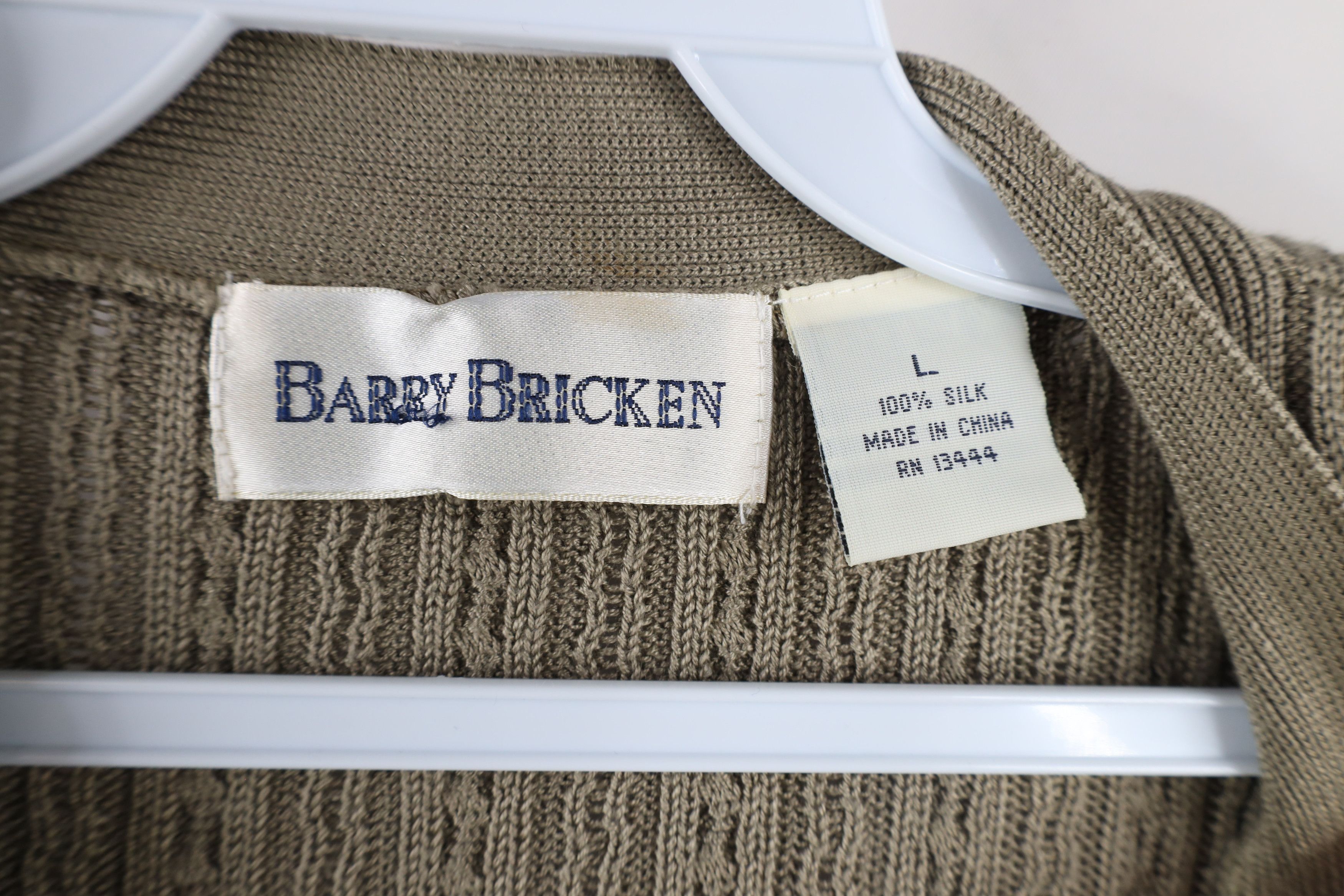 Vintage Vintage 90s Streetwear Cable Knit Cardigan Sweater Vest Size US L / EU 52-54 / 3 - 5 Thumbnail