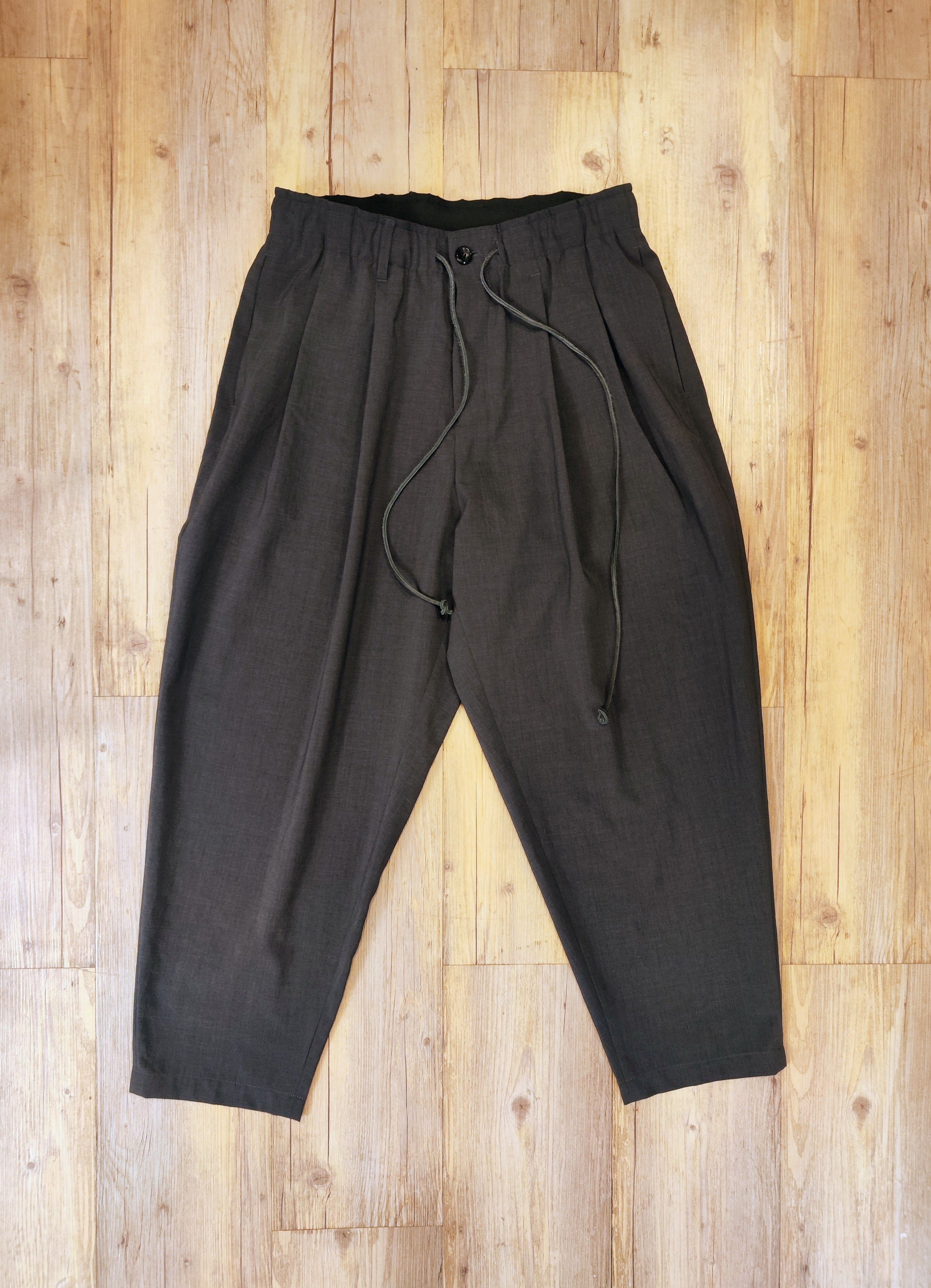 Kazuyuki Kumagai Attachment Wide trousers.Like Yohji Yamamoto or Sacai Size US 32 / EU 48 - 2 Thumbnail