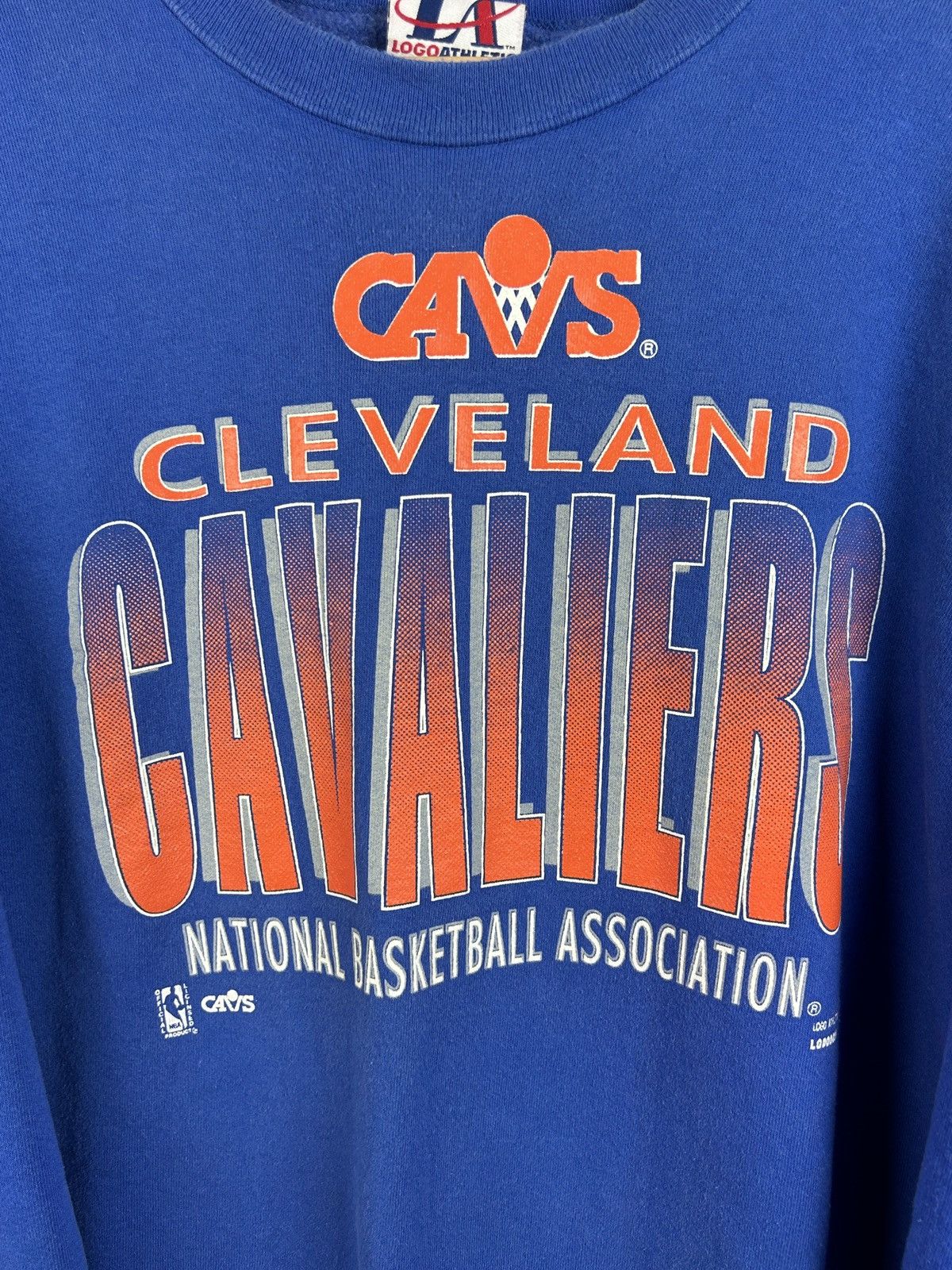 Logo Athletic 90s Vintage Cavs Cleveland Cavaliers NBA Sweatshirt Crewneck Size US XXL / EU 58 / 5 - 2 Thumbnail