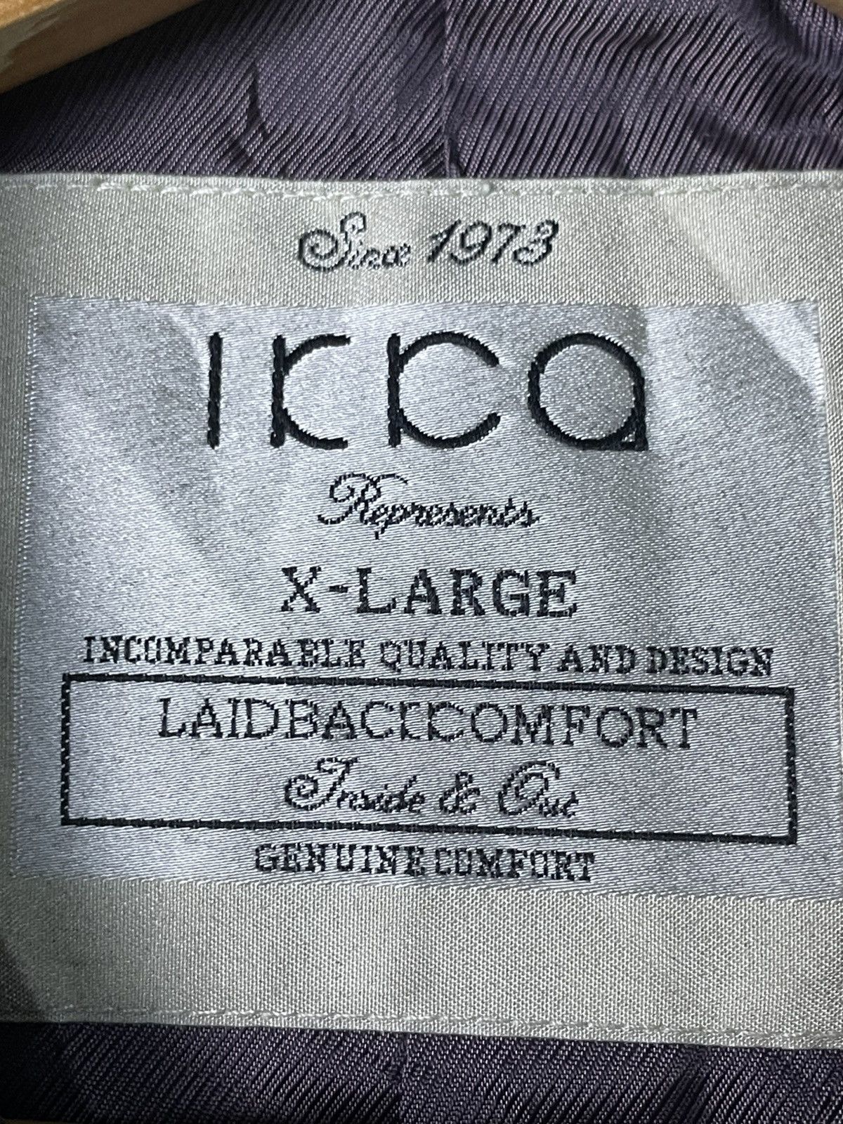 Japanese Brand × Vintage Vintage IKKA Distressed Leather Jacket (99) Size US XL / EU 56 / 4 - 9 Thumbnail