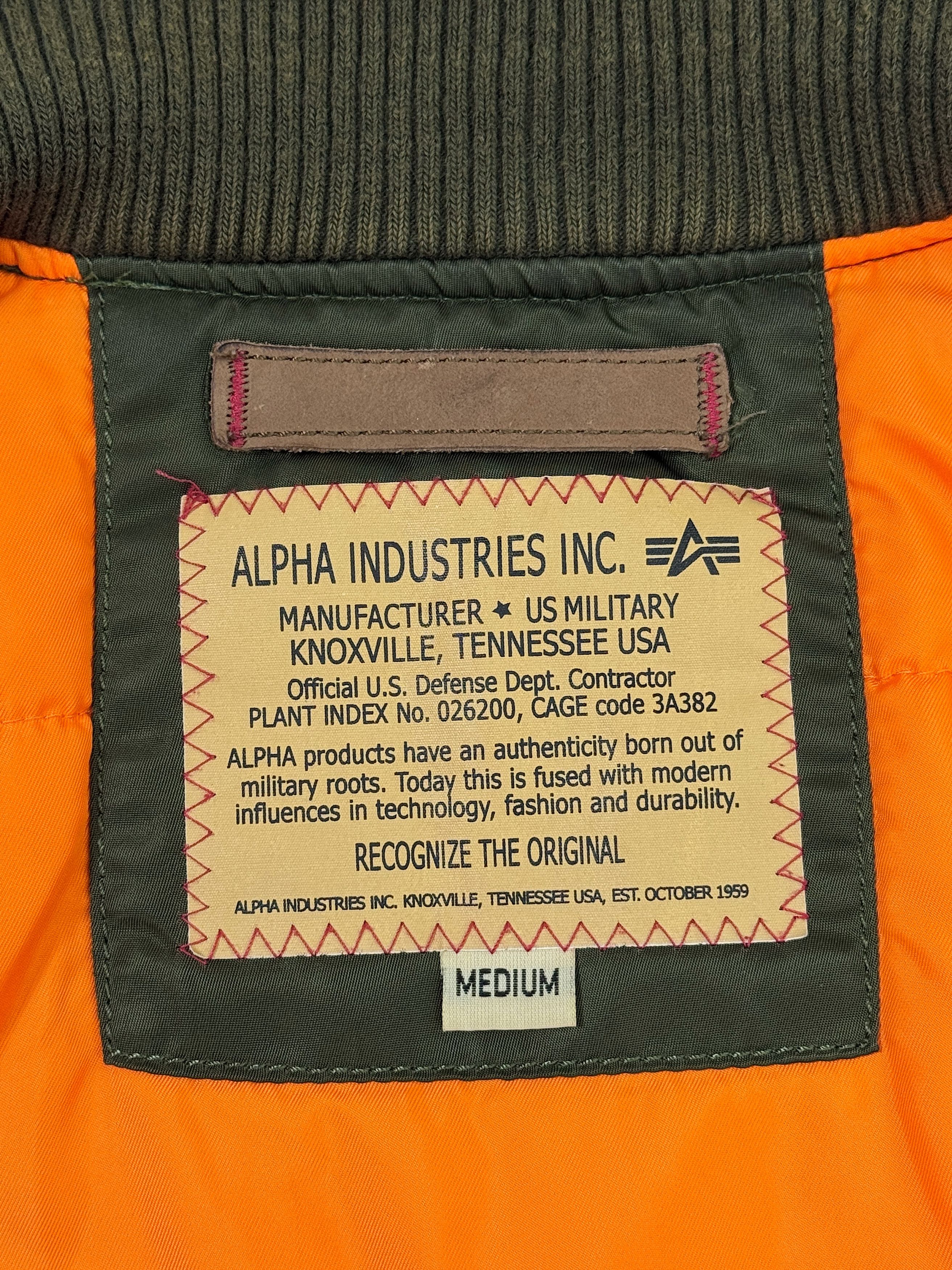 Alpha Industries Alpha Industries MA-1 TT Flying Bomber Jacket Size US M / EU 48-50 / 2 - 11 Thumbnail