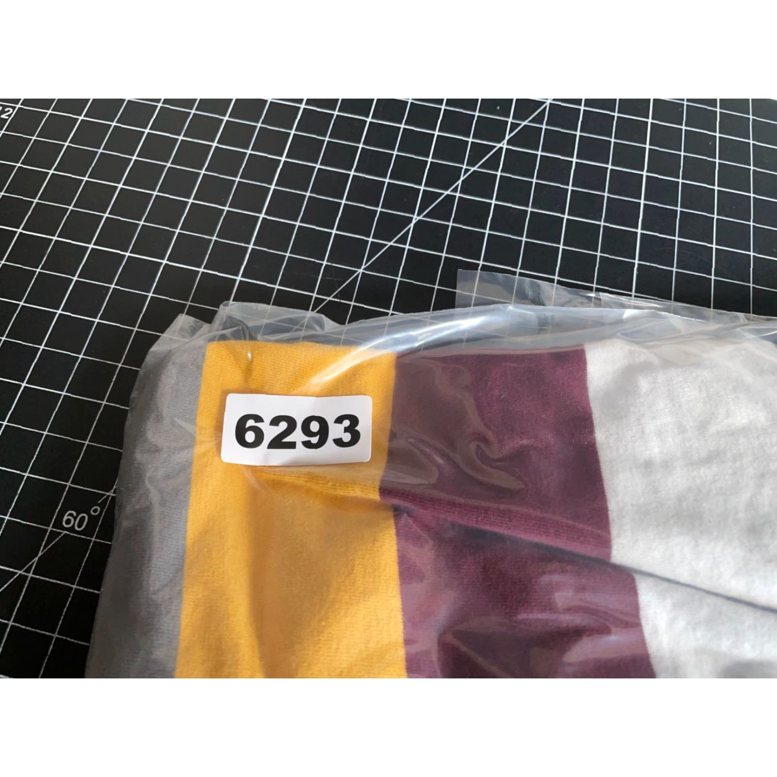 Etro FALLS CREEK Y2K Striped T-Shirt Adult XL Gray Black Yellow Retro Punk Mens Size US XL / EU 56 / 4 - 8 Thumbnail