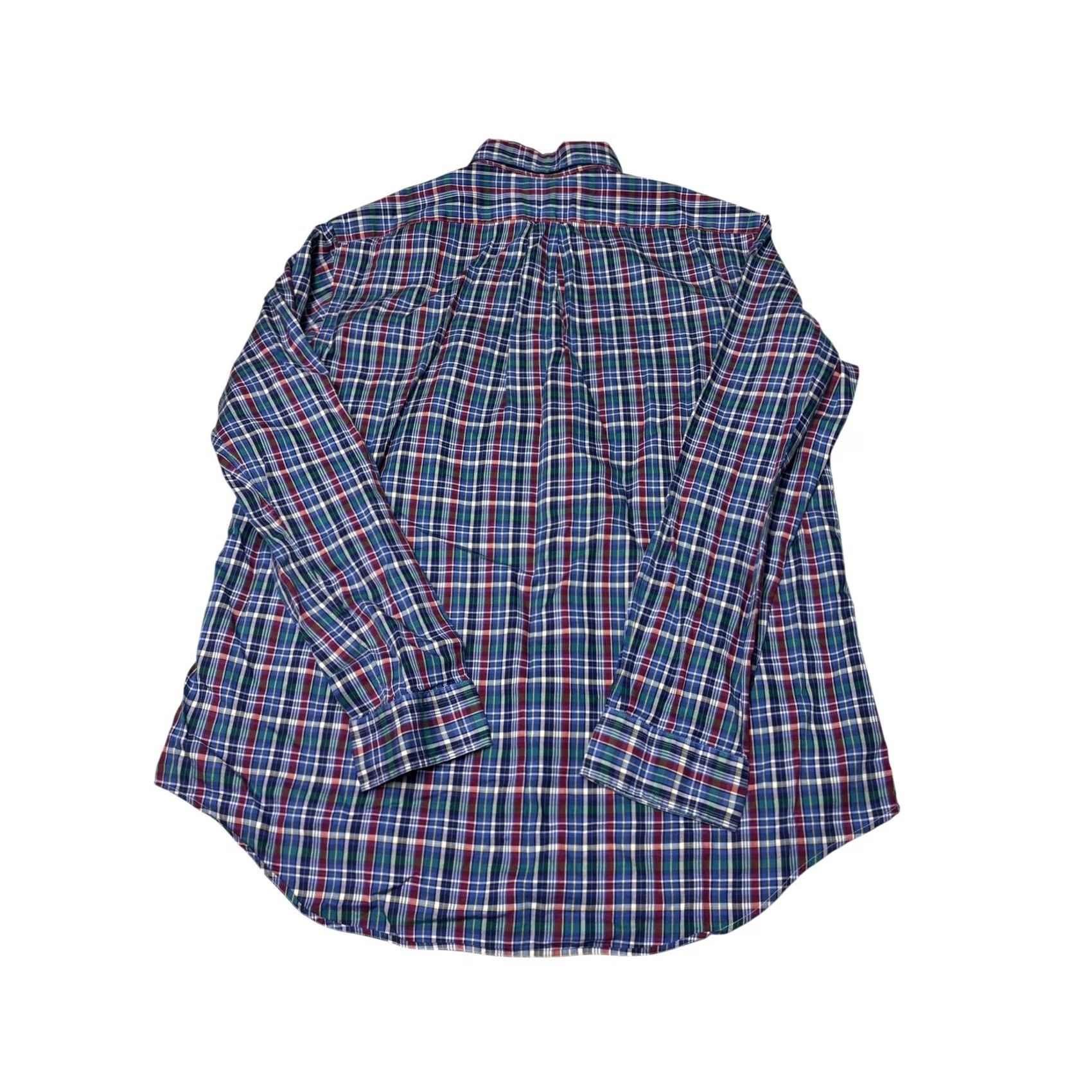 Polo Ralph Lauren Polo Ralph Lauren Mens L Plaid Button Down Shirt Blue Green Red Cotton L/G Size US L / EU 52-54 / 3 - 6 Thumbnail