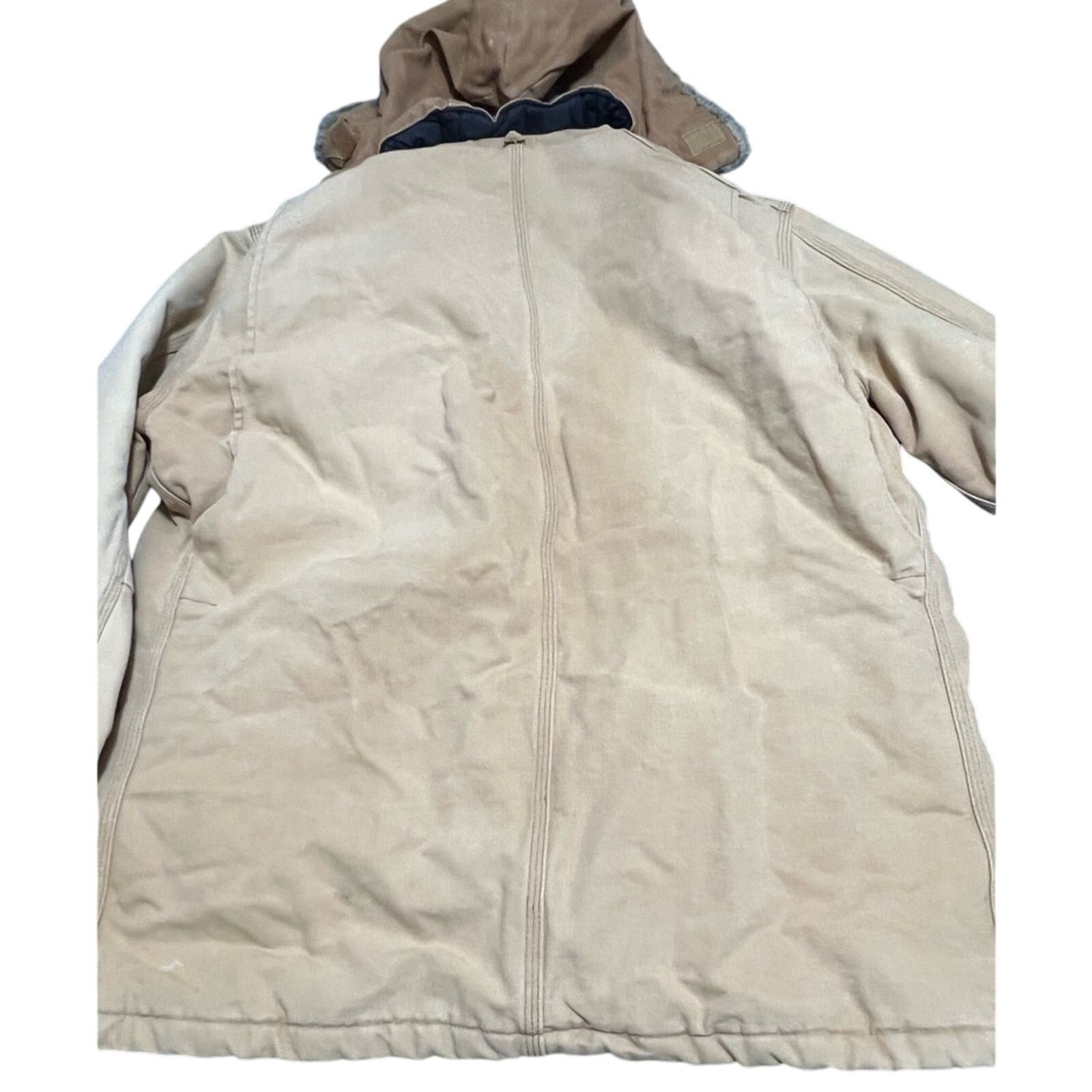 Carhartt VTG Carhartt Jacket CQ186 Chore Coat Canvas 90s UNION MADE Size US XXL / EU 58 / 5 - 12 Thumbnail