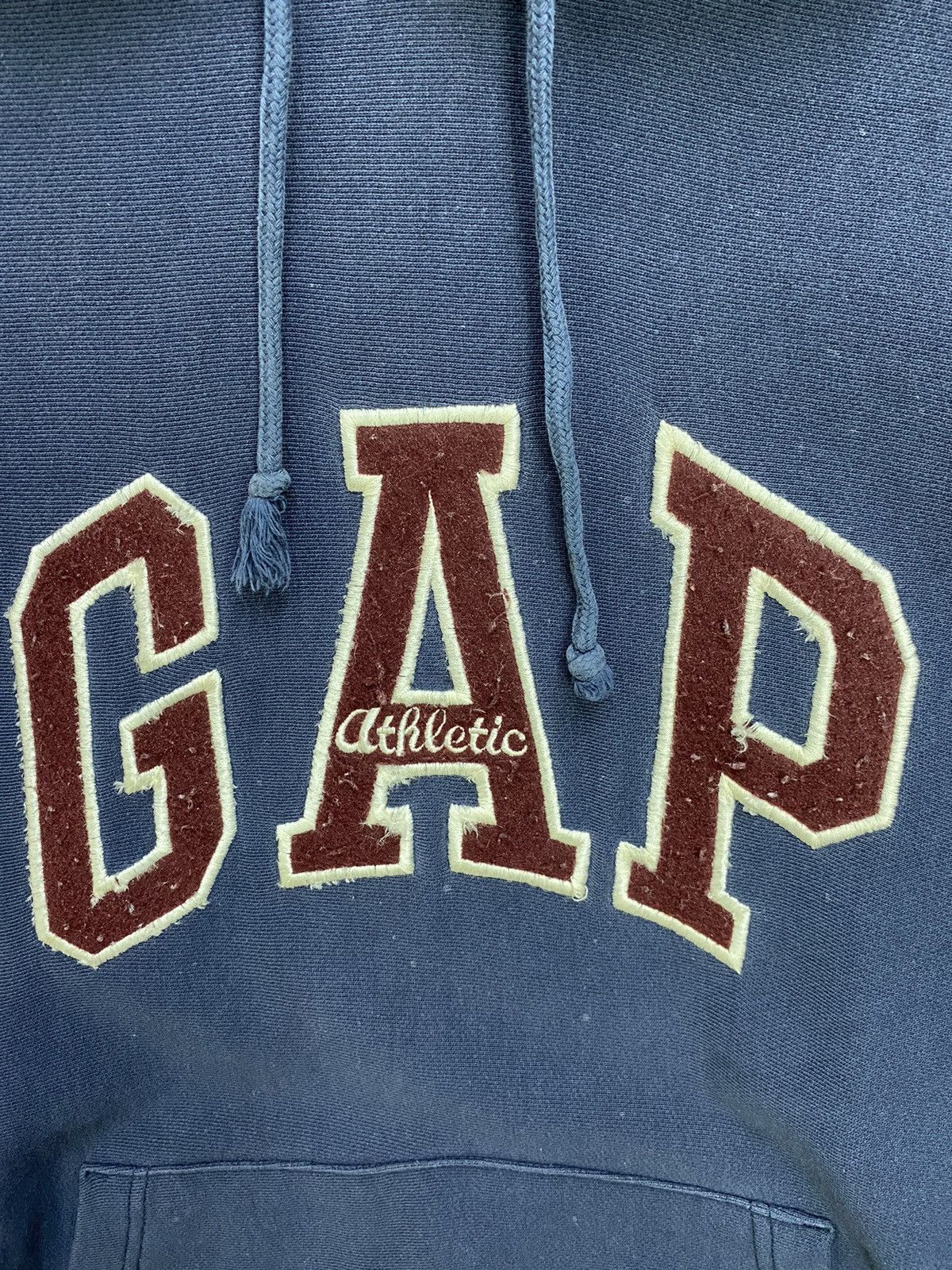 Gap Vintage Gap Athletic Hoodie Spellout Blue Size XS fits L Size US XS / EU 42 / 0 - 6 Thumbnail
