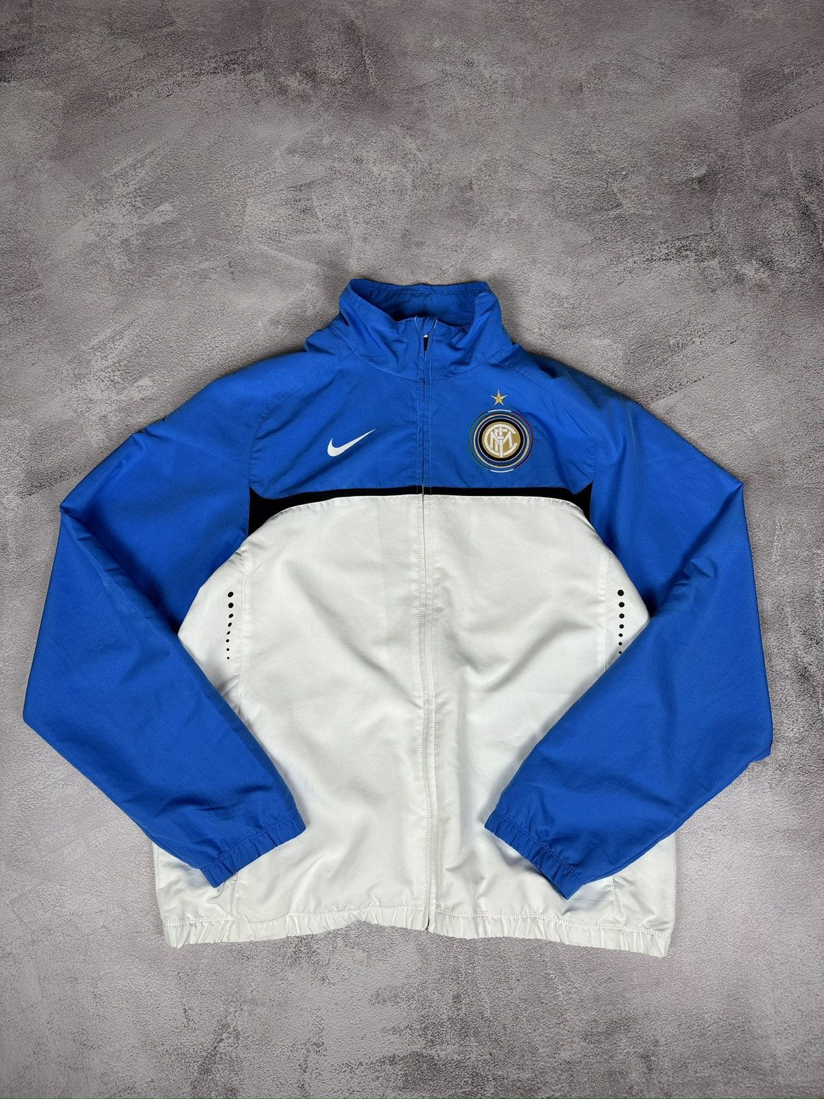 Nike Vintage Nike Inter Milan Track Jacket 2000s Football Drill Size US L / EU 52-54 / 3 - 1 Thumbnail