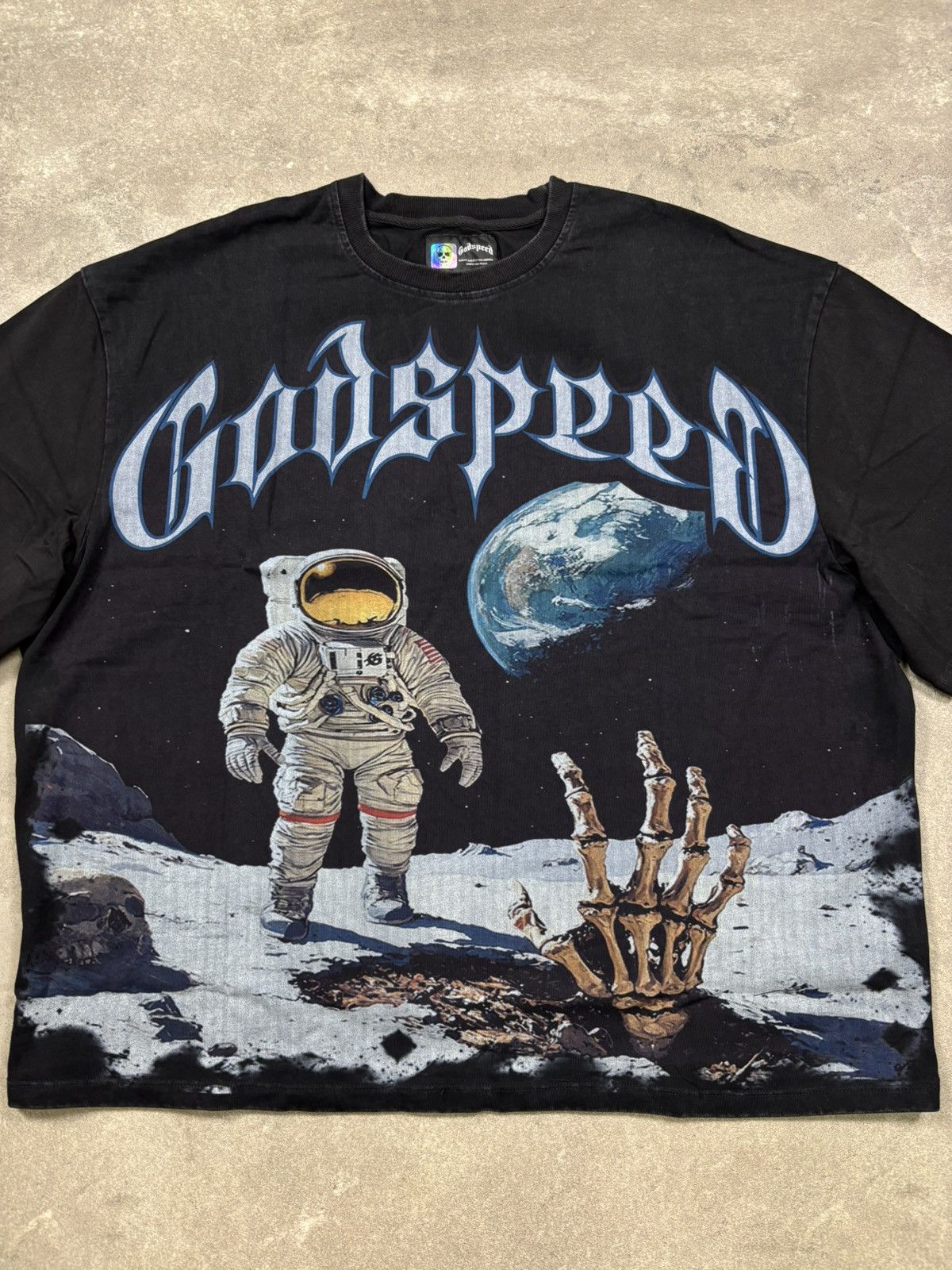 Godspeed Godspeed First Contact T-Shirt, Washed Black Size US XXL / EU 58 / 5 - 3 Thumbnail