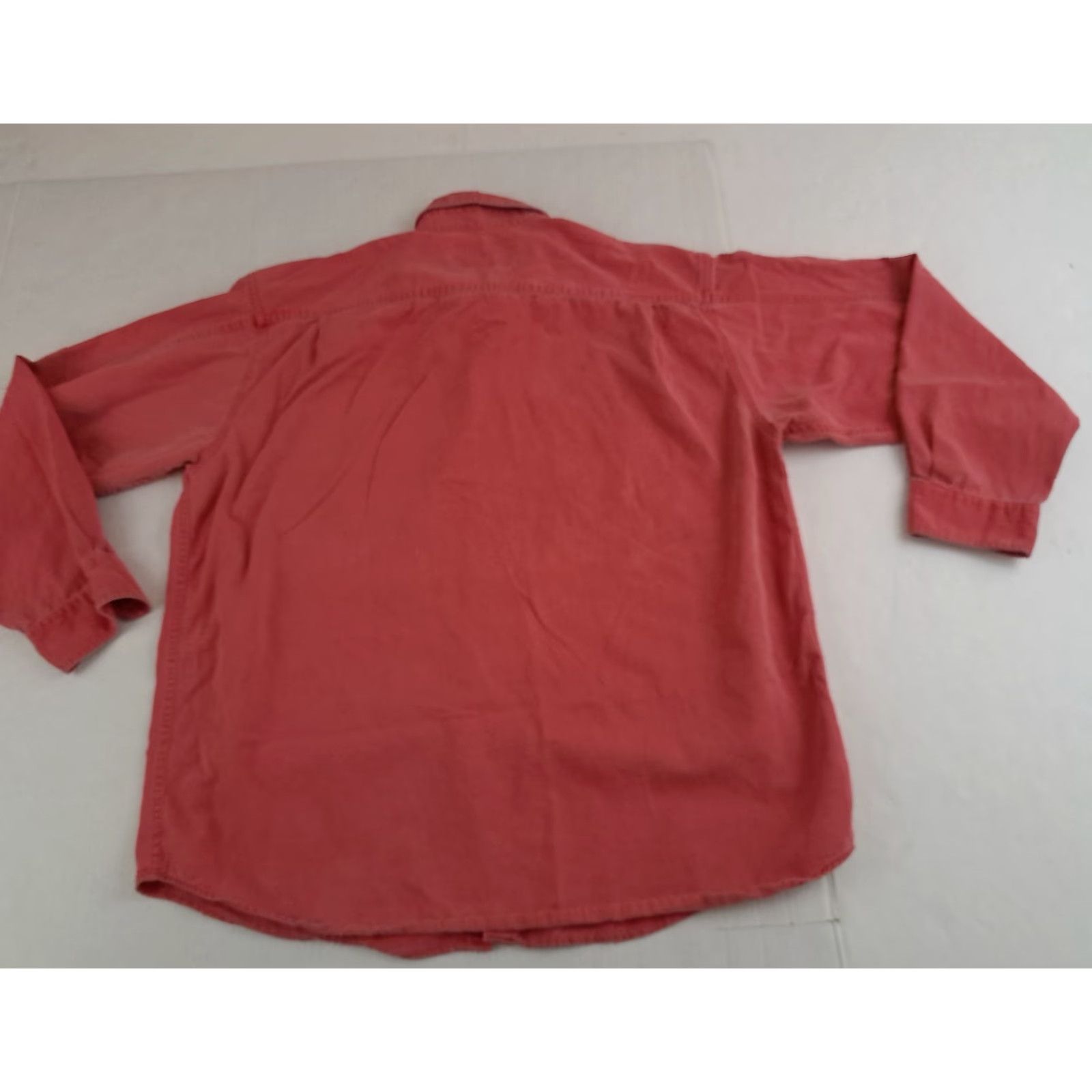 Marlboro VINTAGE Marlboro Adventure Team Shirt Canvas 1X Salmon Long Sleeve Button-Up Men 26in Chest 28in Long 90s Cowboy Retro Size US XL / EU 56 / 4 - 6 Thumbnail
