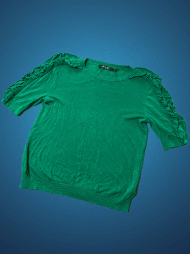 Ralph Lauren Vintage Y2K Ralph Lauren Knit Tee Streetwear T-Shirt Size S Size S / US 4 / IT 40 - 1 Thumbnail