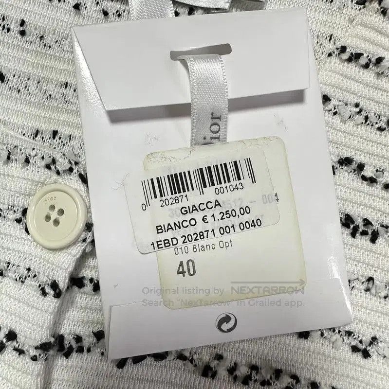 Dior Dior Cotton Blend Embroidered Jacket for Women . Size M / US 6-8 / IT 42-44 - 3 Thumbnail