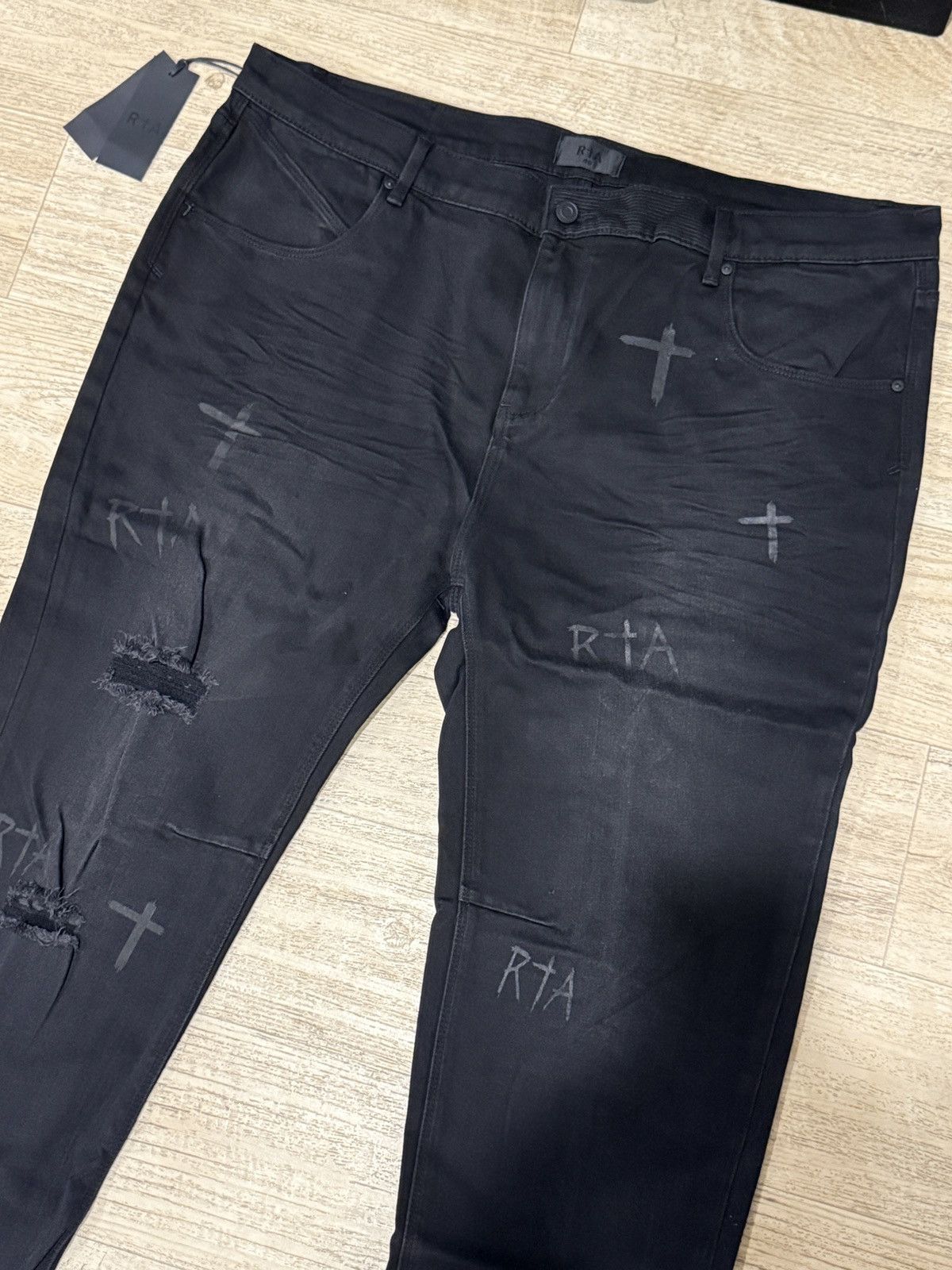 Rta RtA All over print Denim jeans Size US 40 / EU 56 - 4 Thumbnail