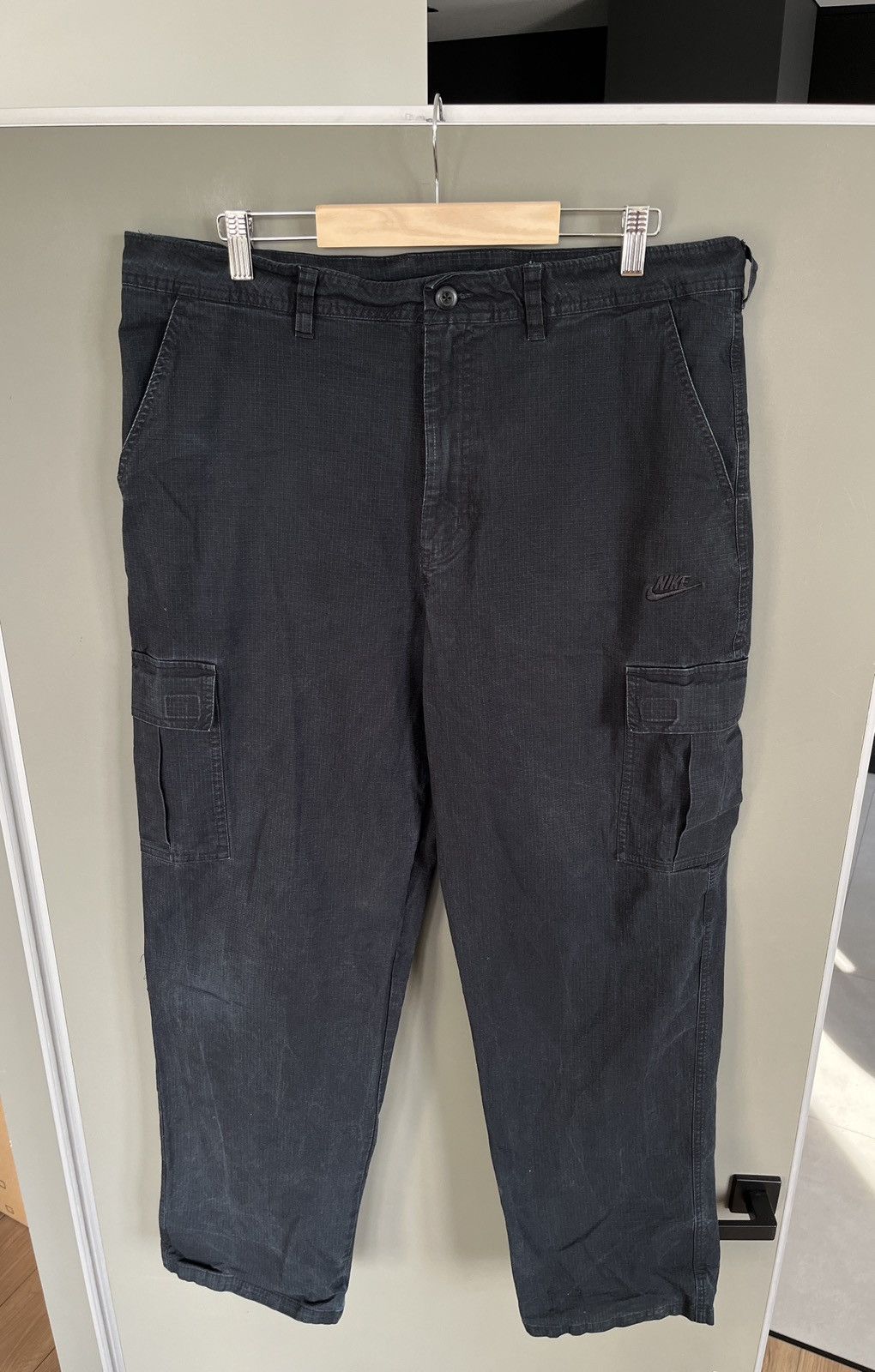 Nike Nike Deep Blue Ripstop Cargo Wide Pants Size US 36 / EU 52 - 9 Thumbnail