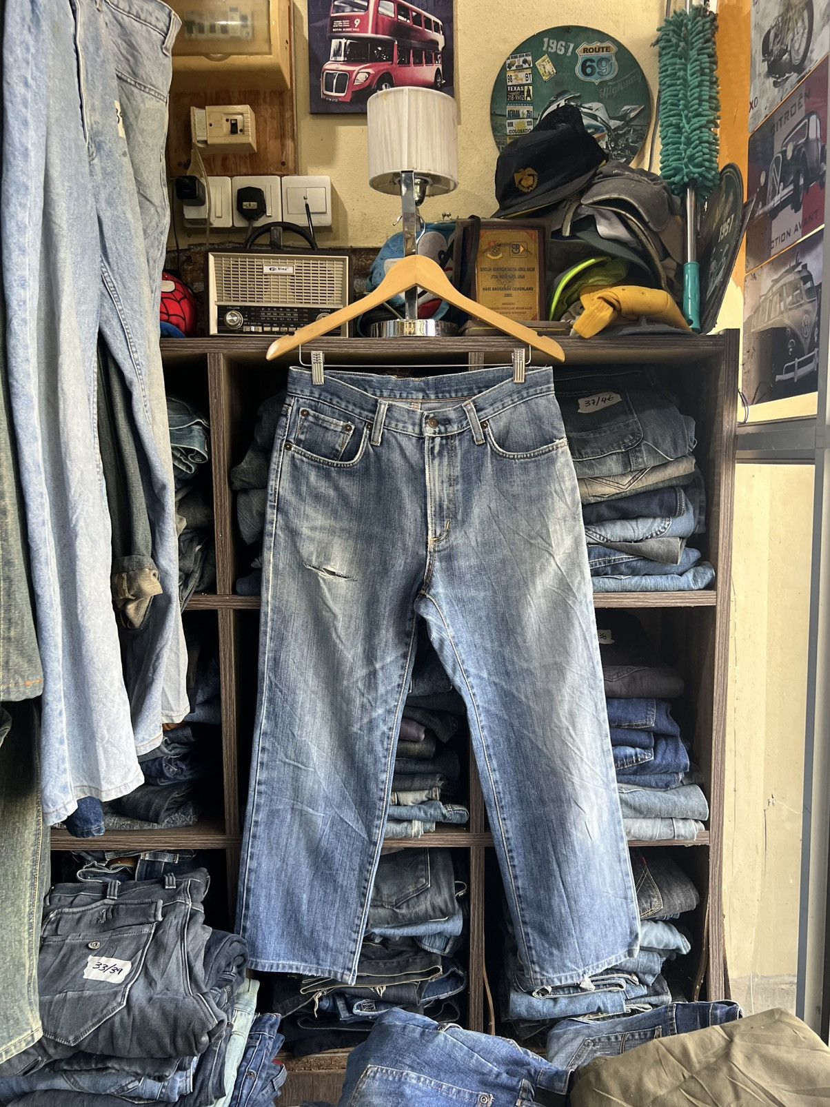 Edwin 🔥Vintage Edwin 403 Distressed Denim Size US 32 / EU 48 - 1 Thumbnail