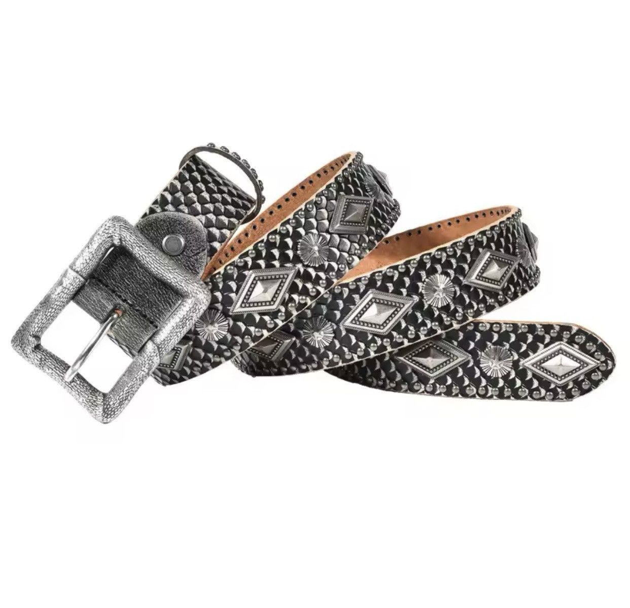 Japanese Brand × Leather × Vintage Dragon Altar Retro Vintage Leather Belt Size ONE SIZE - 2 Thumbnail