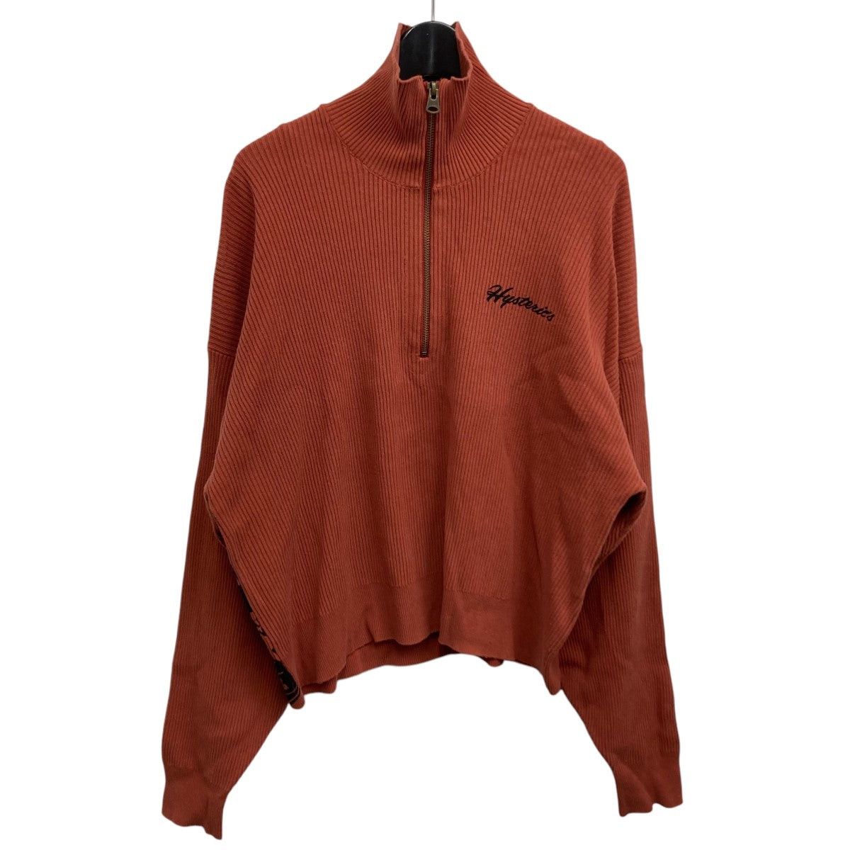 Hysteric Glamour High Neck Half Zip Logo Sweatshirt Jacket Size M / US 6-8 / IT 42-44 - 1 Thumbnail