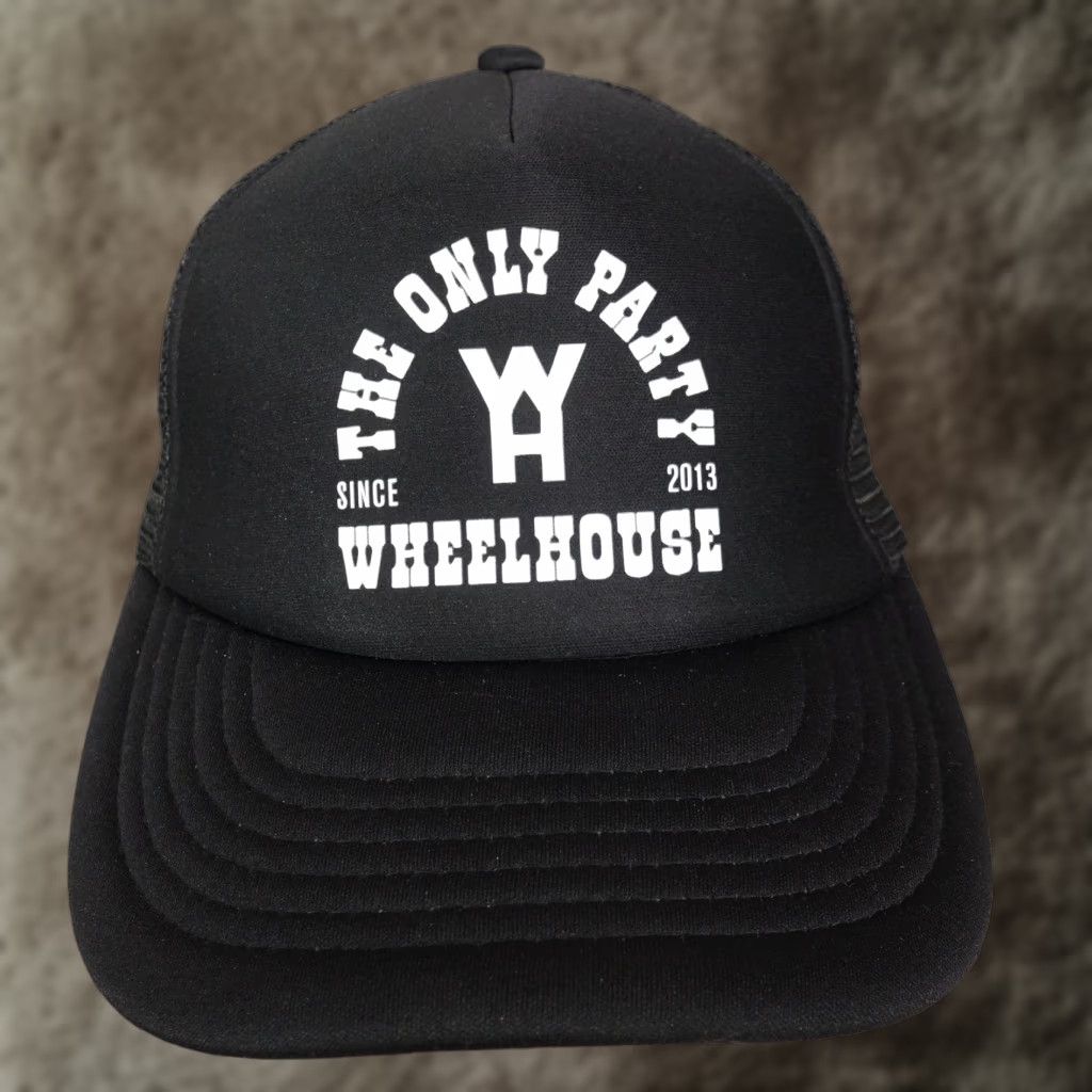 Vintage Wheelhouse Downtown St Louis The Only Party Logo Hat Trucker Snapback Adjustable Unisex Adults Black Size ONE SIZE - 1 Thumbnail