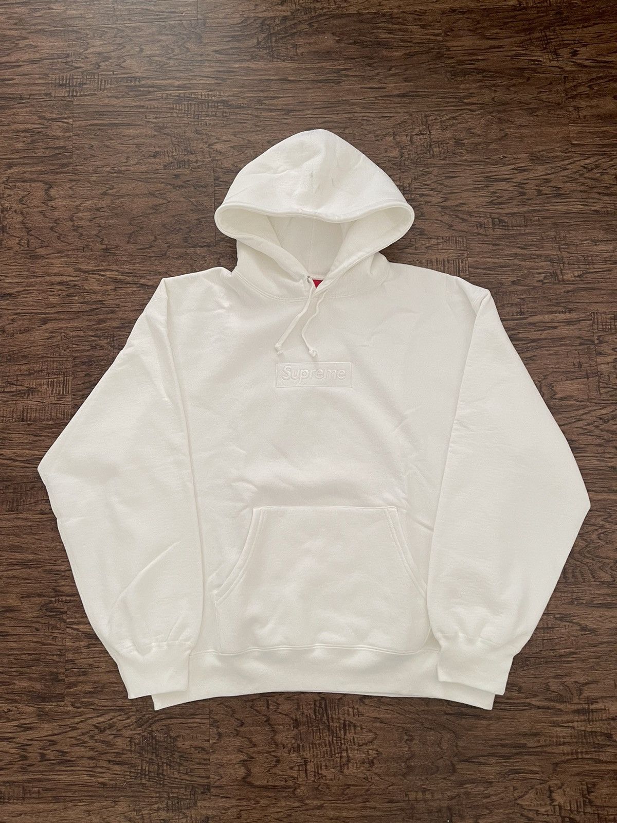 Supreme Supreme Box Logo Hooded Sweatshirt White XL | Grailed