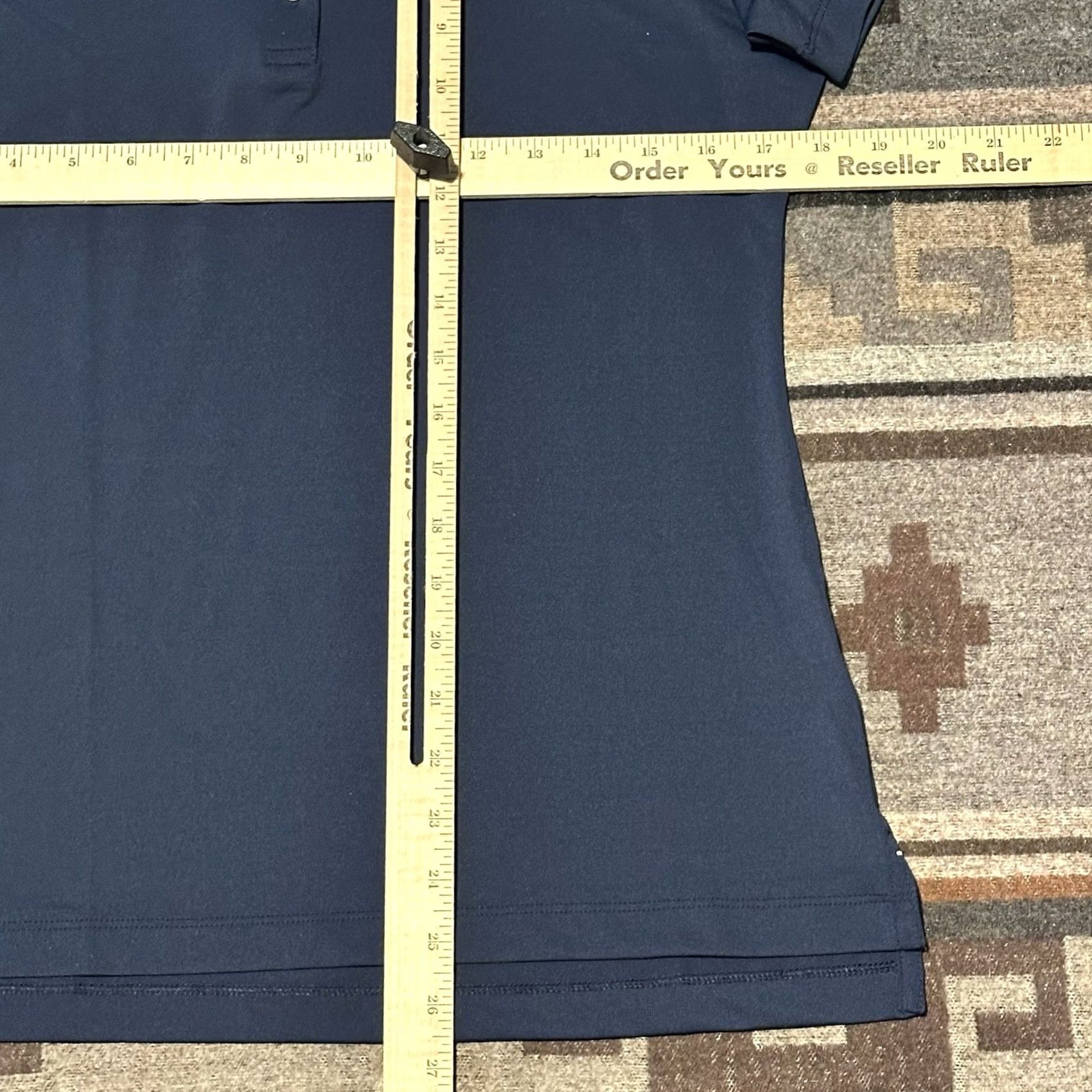 Peter Millar Peter Millar Polo Womens Medium Blue Performance Perfect Fit Golf C4 Polo Size M / US 6-8 / IT 42-44 - 4 Thumbnail