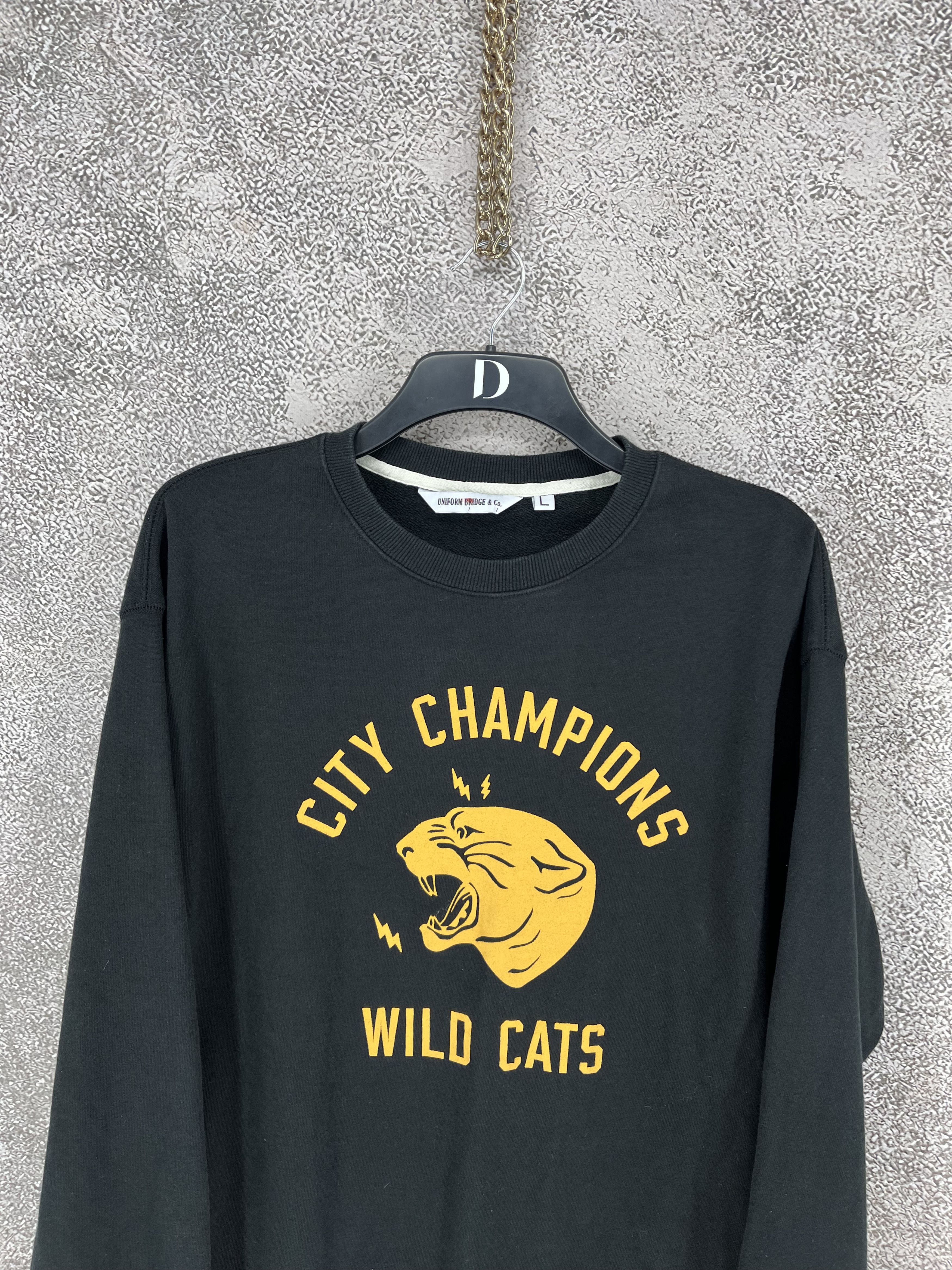 Uniform Bridge Vintage City Champions Wild Cats Crewneck Sweatshirt Size US L / EU 52-54 / 3 - 6 Thumbnail