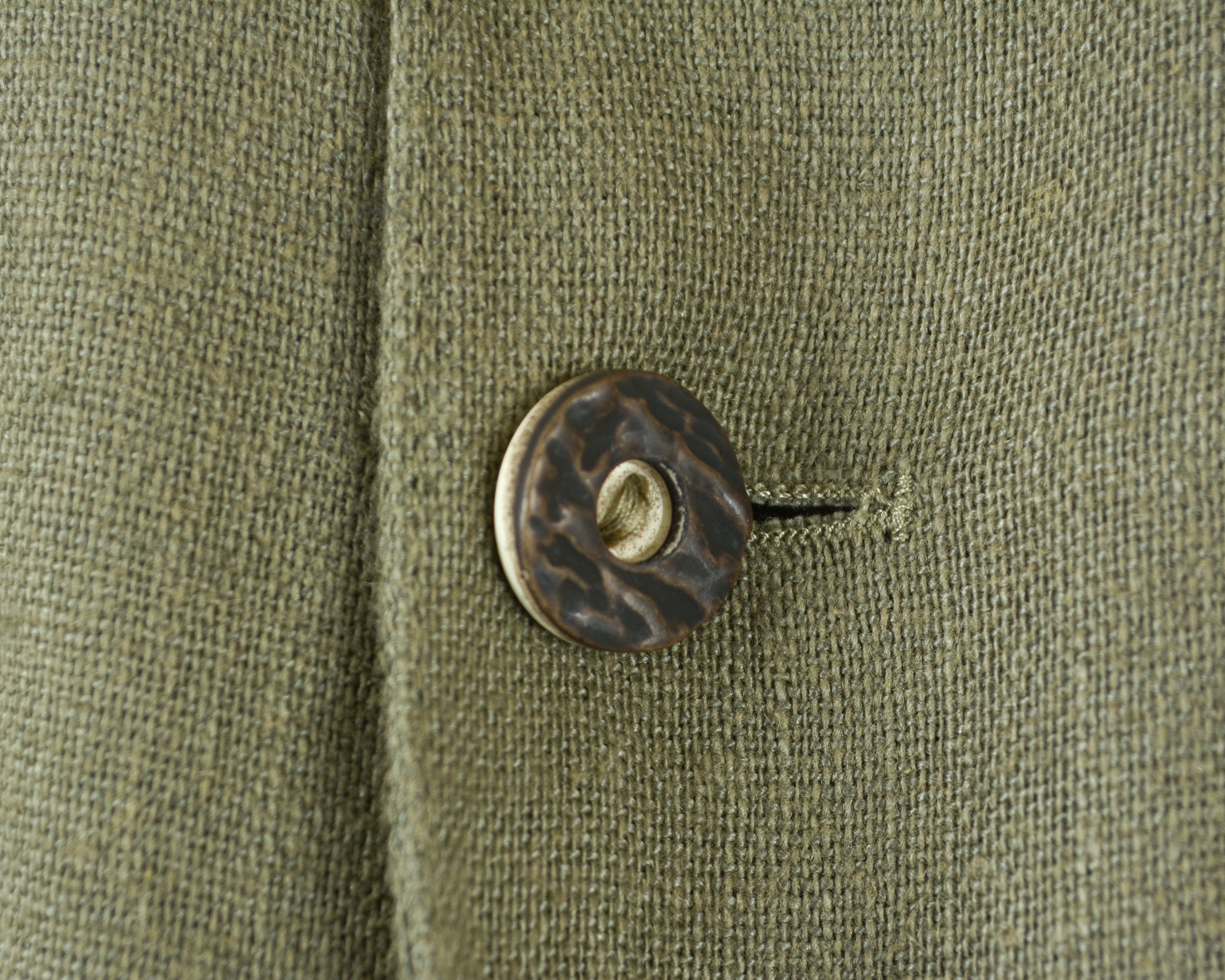 Vintage Landhaus Linen Trachten Mens UK 48S US Blazer Suit Jacket Size 48S - 7 Thumbnail