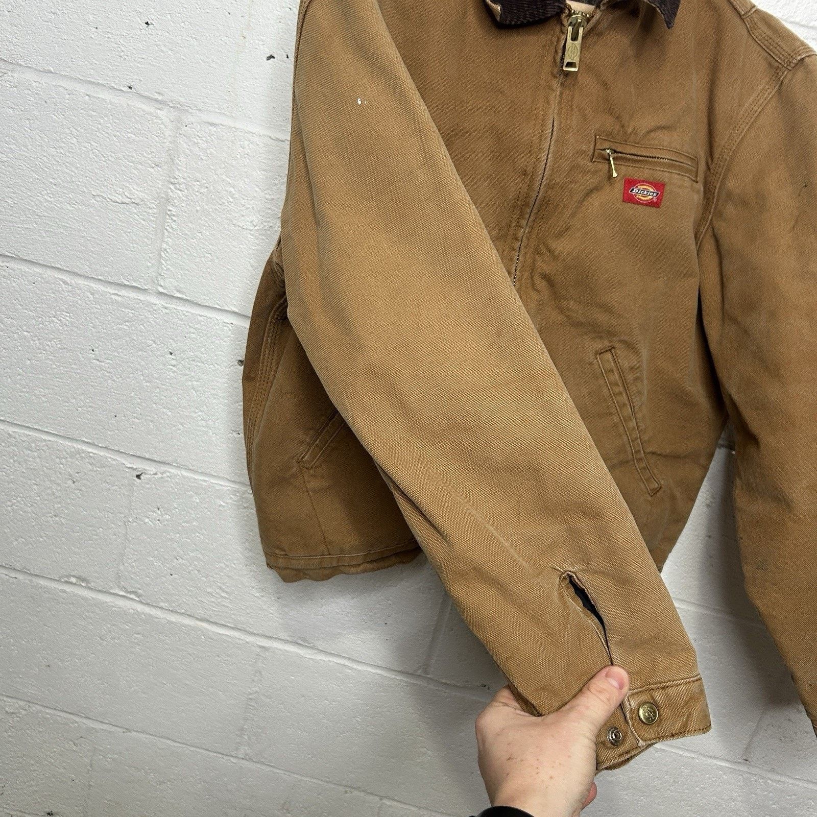 Vintage Dickies Blanket-Lined Canvas Detroit Jacket “Brown”