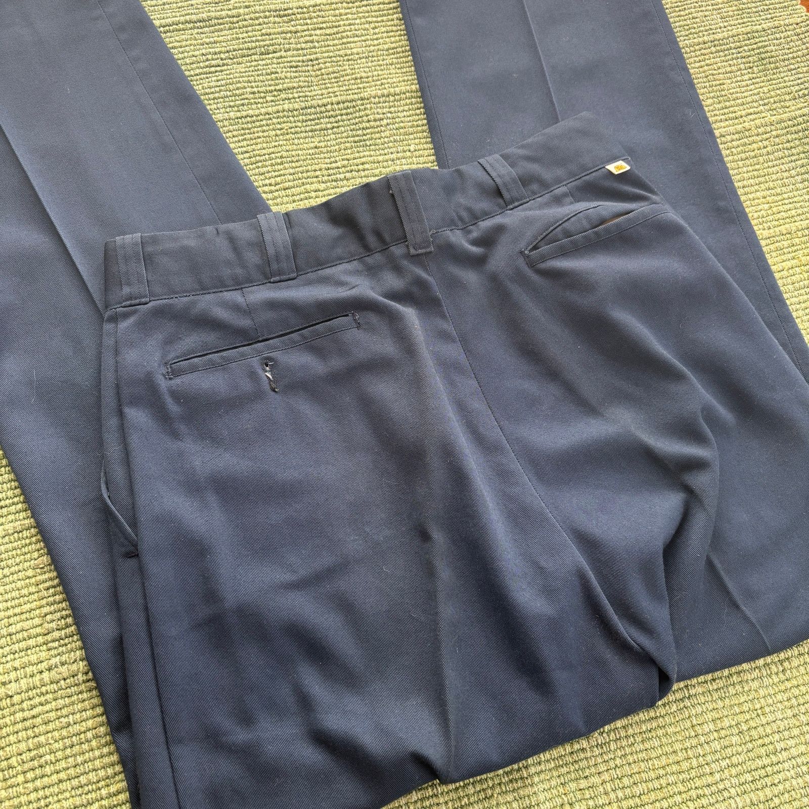 Vintage Vintage 60s 70s Big Mac pleated blue trousers size 32x31 Size US 32 / EU 48 - 5 Thumbnail