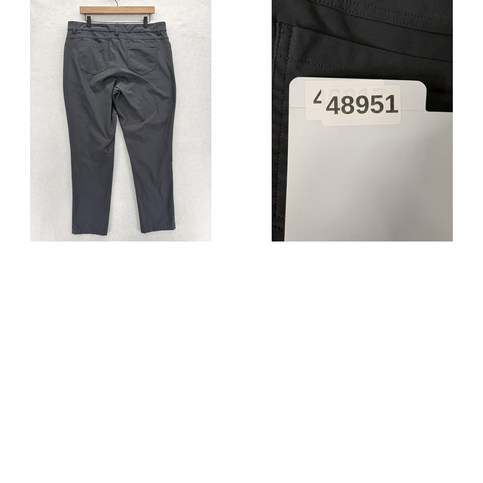 Vintage VRST Limitless Slim Fit 5-Pocket Pants Mens 38x28 Gray Stretch Tech Chino Gym Size US 38 / EU 54 - 9 Thumbnail