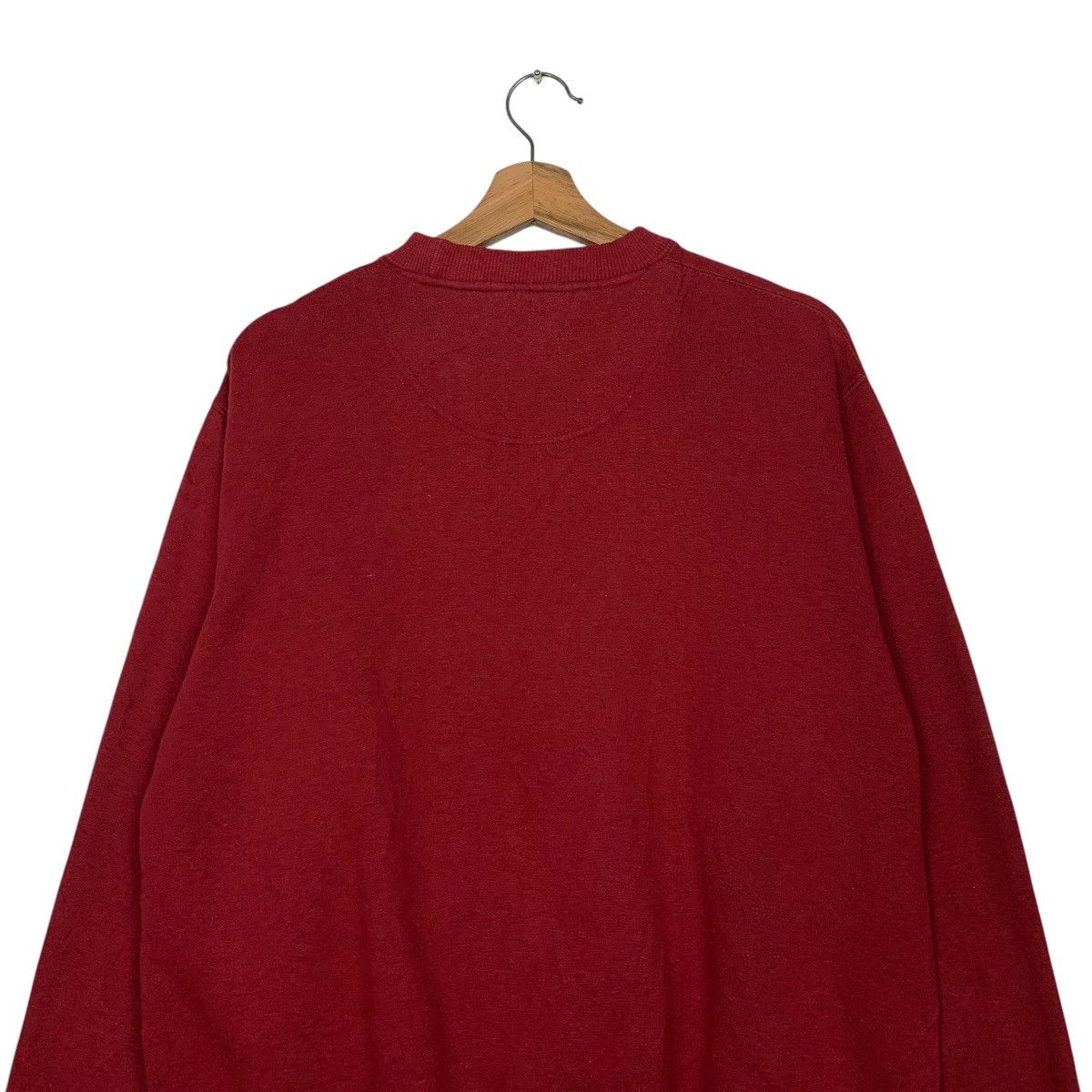 Japanese Brand Japanese Brand Mr Samurai Crewneck Red Sweatshirt Size US L / EU 52-54 / 3 - 8 Thumbnail