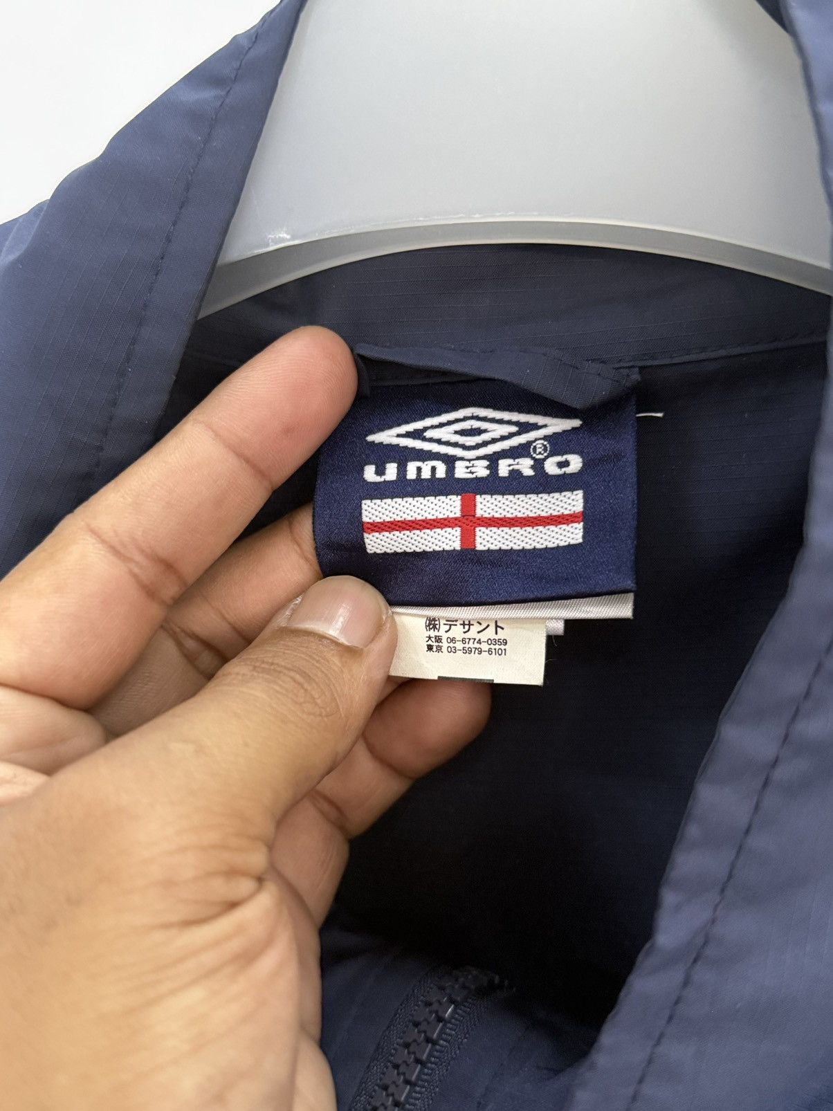Umbro 🔥 Y2K Umbro England Trainer Windbreaker Jacket - L Size US L / EU 52-54 / 3 - 14 Thumbnail