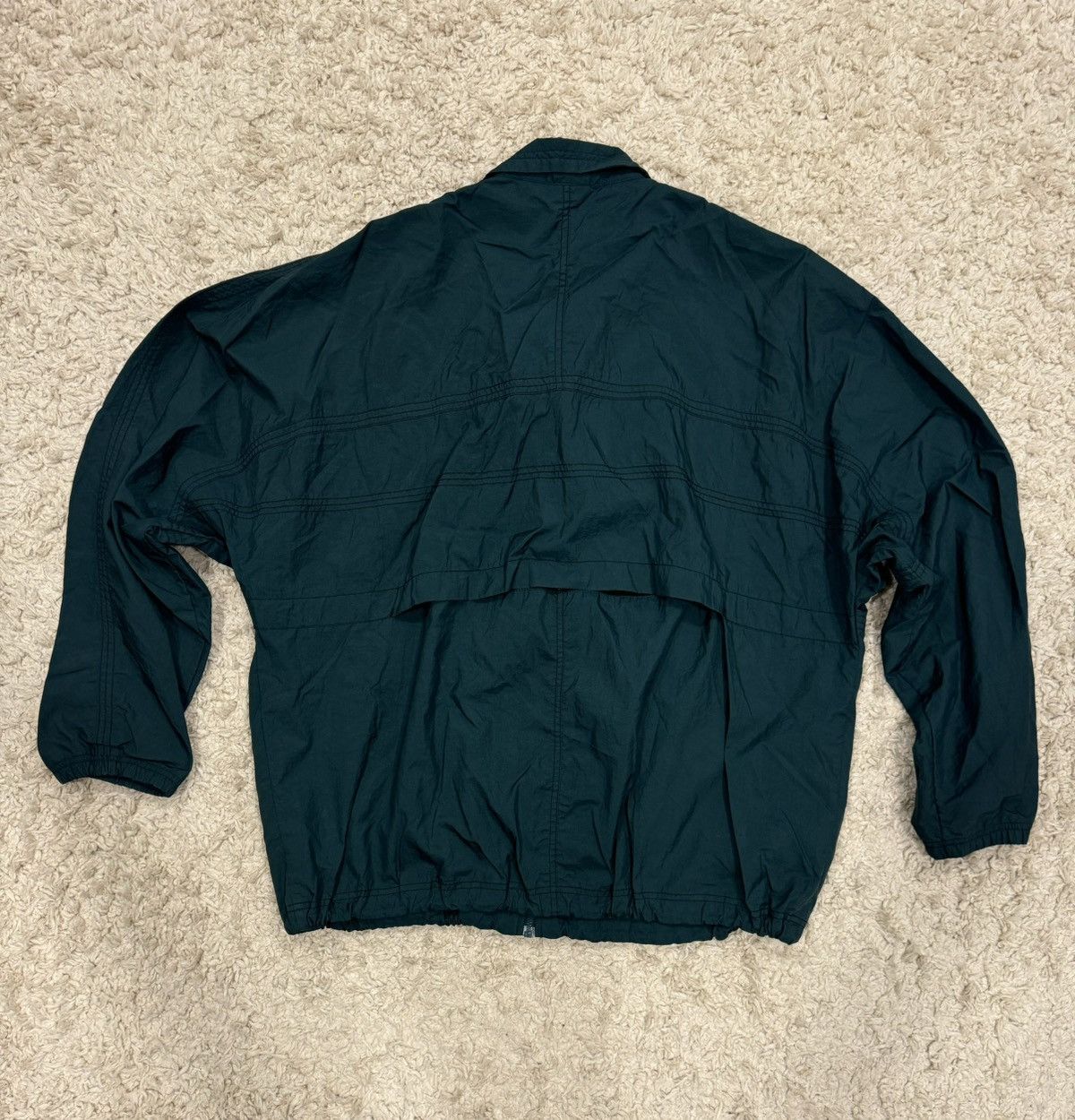 Nike Vintage 90s Nike Nylon Jacket – Green (Size XL) Size US XL / EU 56 / 4 - 5 Thumbnail