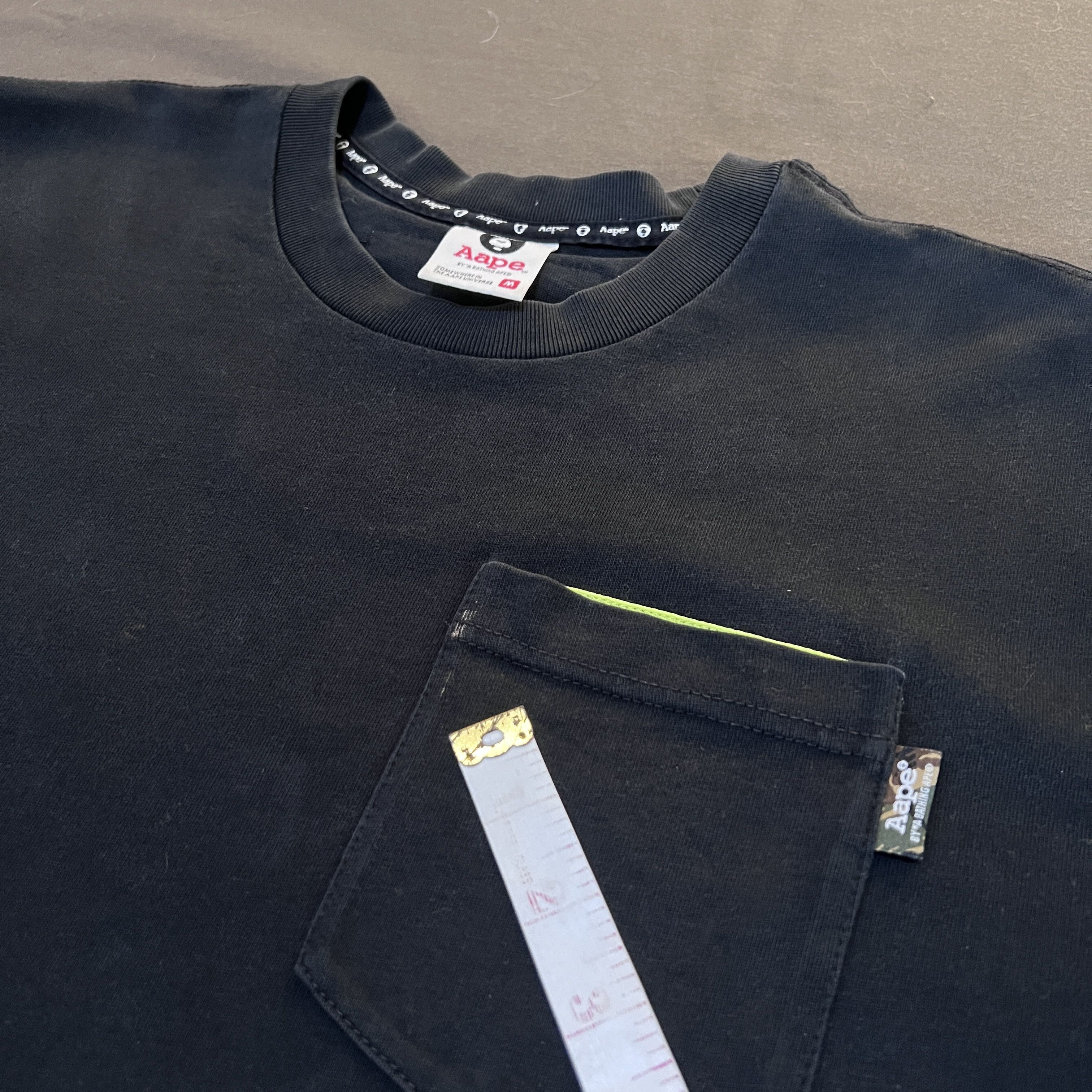 Aape Aape by A Bathing Ape SPEC-APUNVS-AP01 Pocket Tee Size US M / EU 48-50 / 2 - 9 Thumbnail