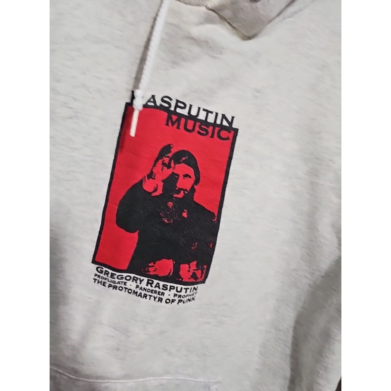 Hanes VINTAGE Rasputin Music Hoodie Adult Small Rasputin Music Record Store Bay Area Size US S / EU 44-46 / 1 - 6 Thumbnail