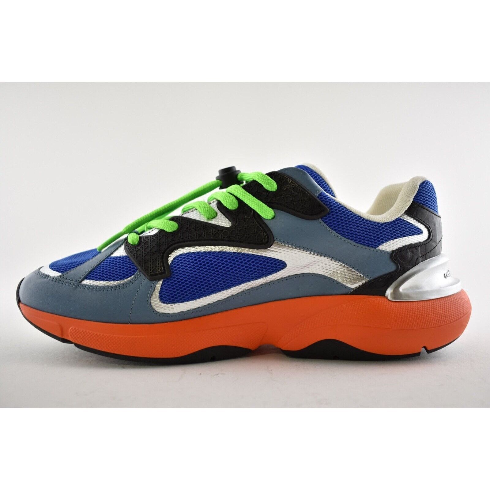Dior Dior Mens Sorayama Orange Red Low Top Lace Up Flat Sneakers Size US 8 / EU 41 - 8 Thumbnail