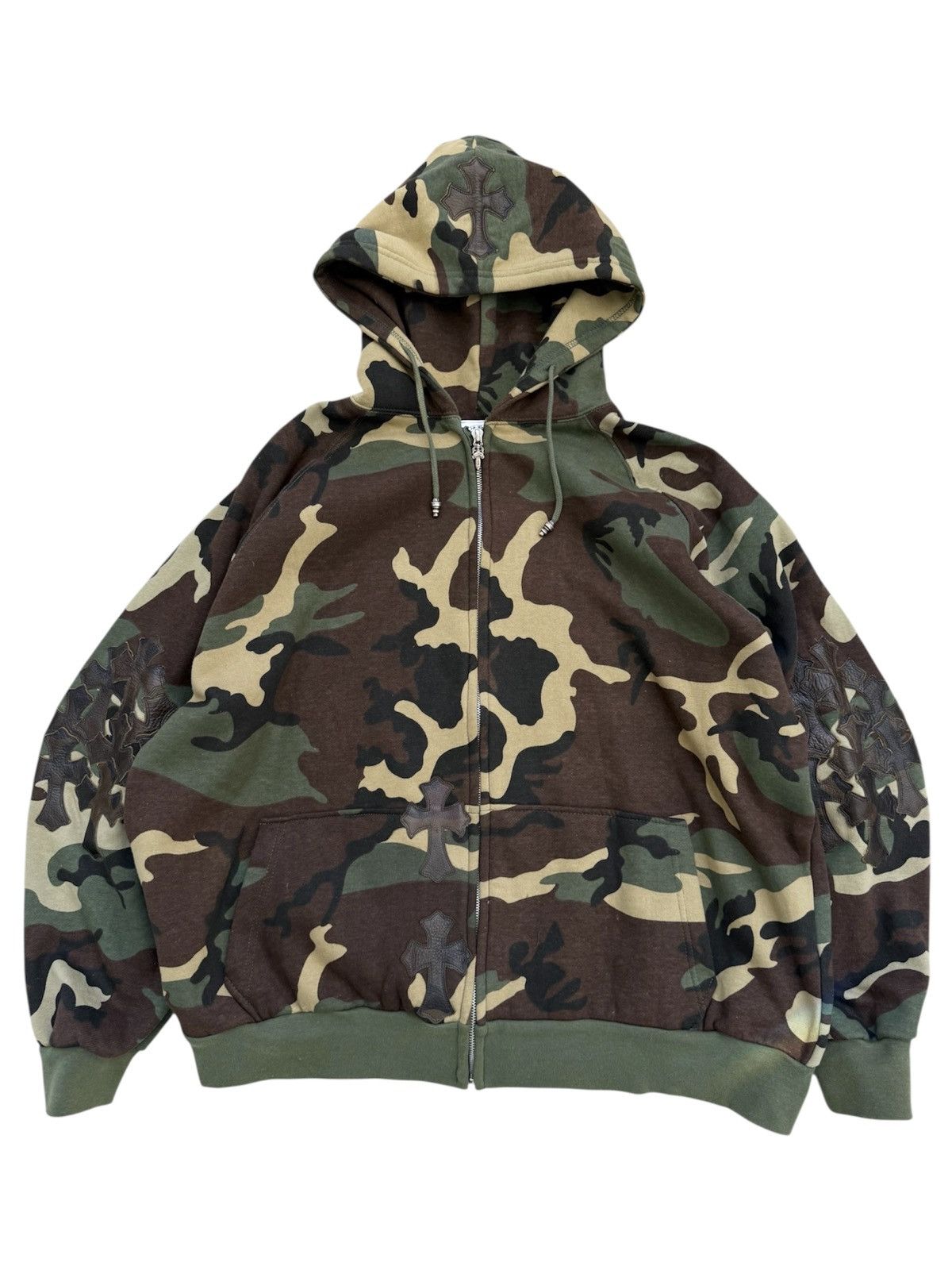 Chrome Hearts Flooded Cross Patch Camo Hoodie Size US XXL / EU 58 / 5 - 2 Thumbnail