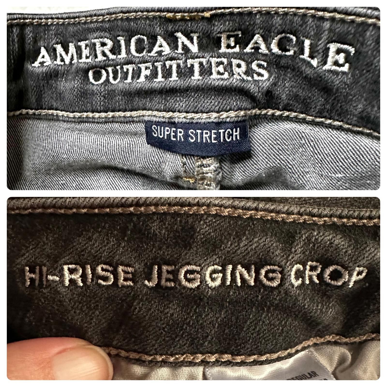American Eagle Outfitters American Eagle High-Rise Jegging Crop Jeans Women’s 8 Size 30" / US 8 / IT 44 - 7 Thumbnail