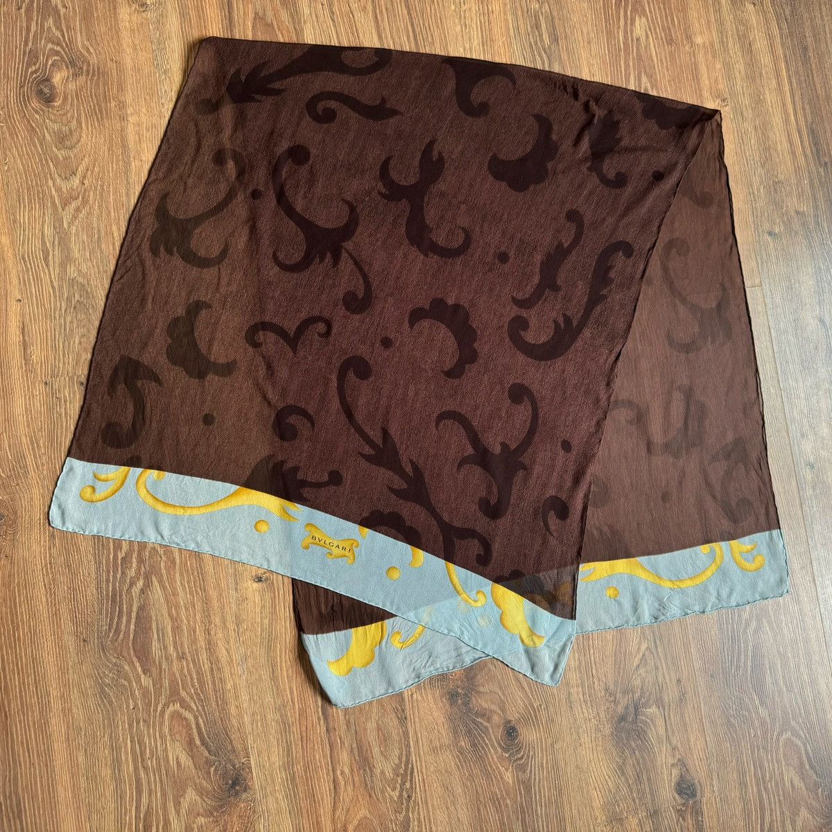 Bvlgari Authentic Bvlgari Silk Scarf Oblong Size ONE SIZE - 3 Thumbnail